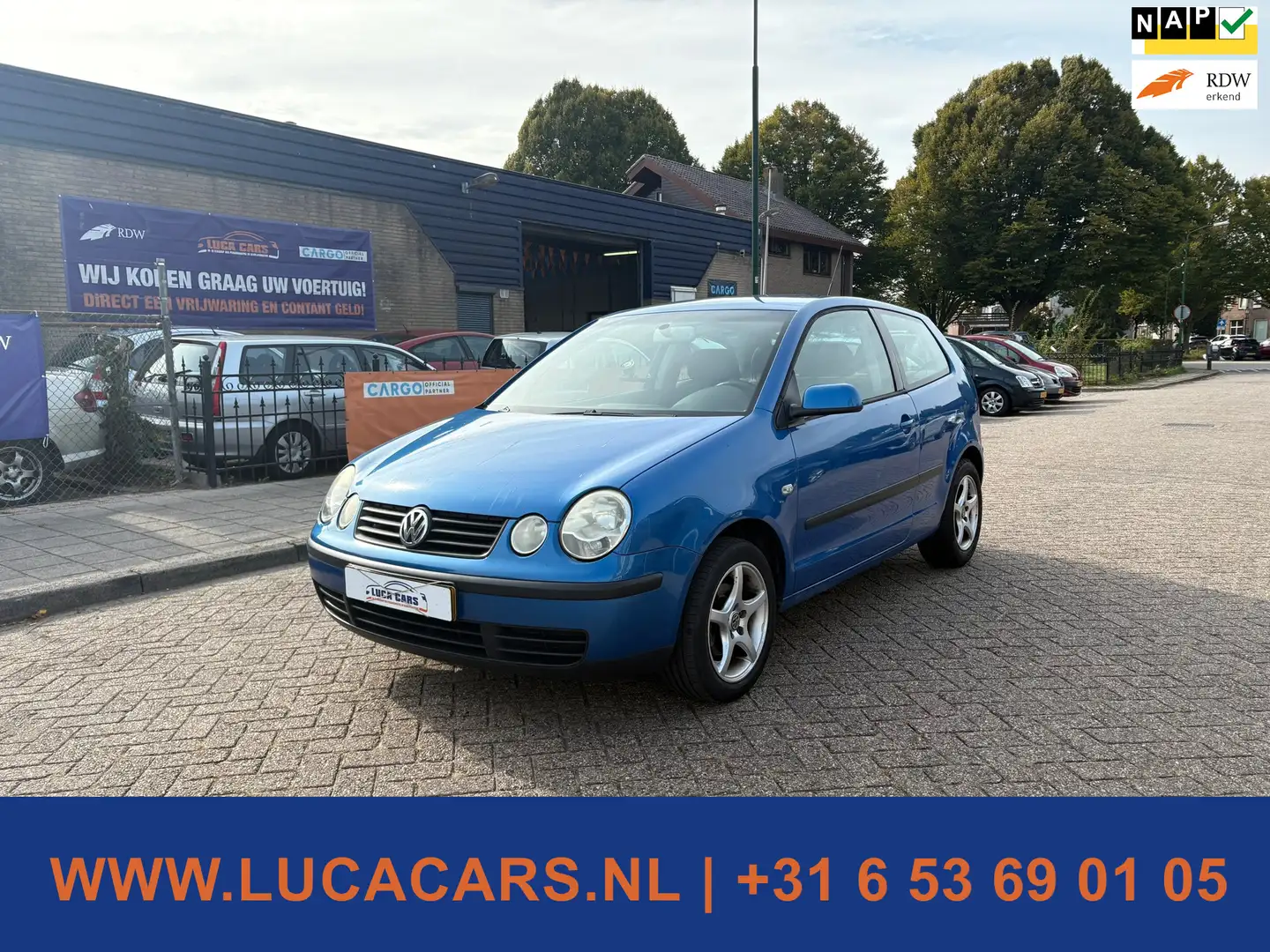 Volkswagen Polo 1.4-16V Comfortline INRUILKOOPJE! NIEUWE APK! Azul - 1