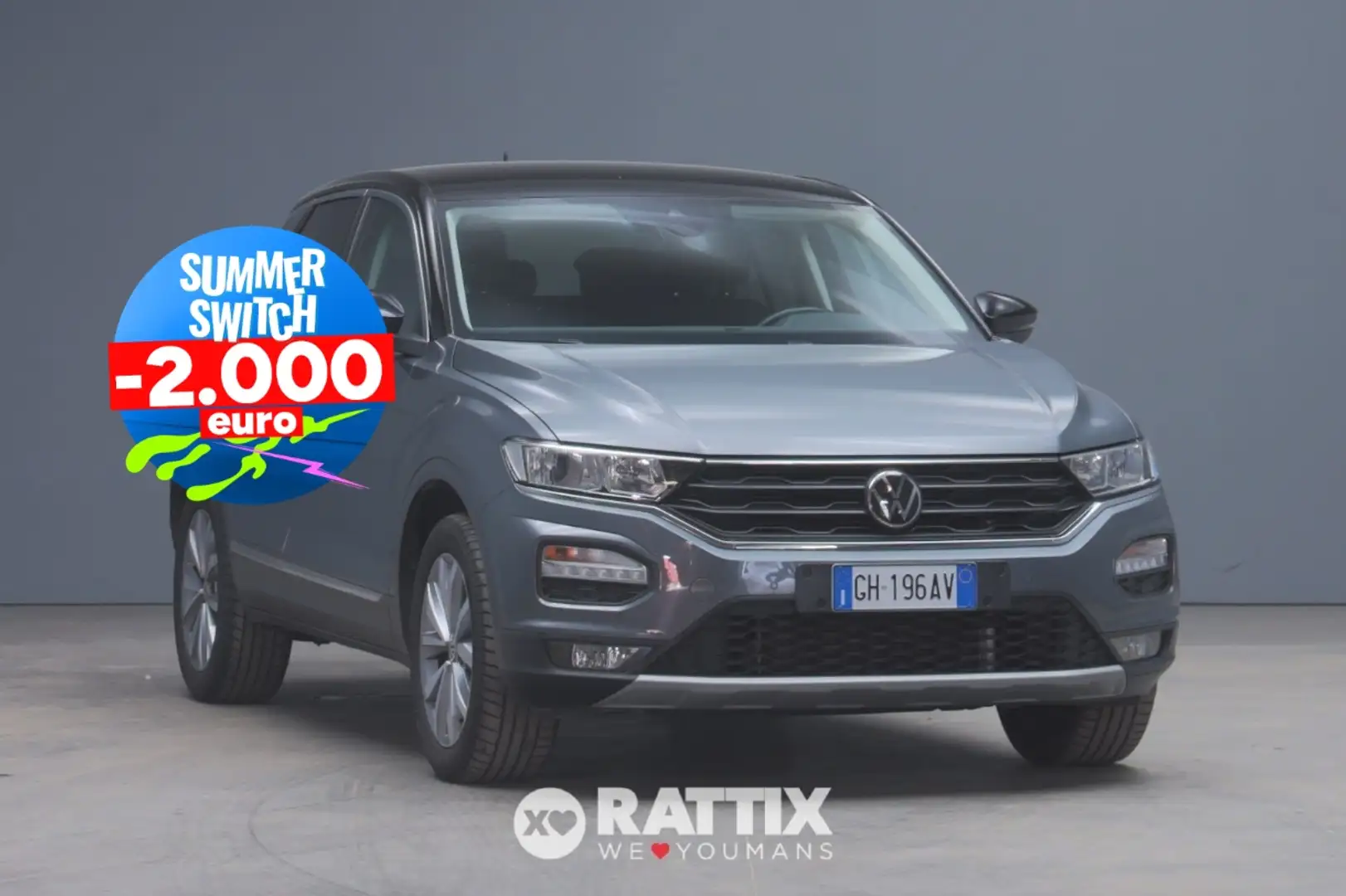 Volkswagen T-Roc 1.0 TSI 110CV Style Grigio - 1