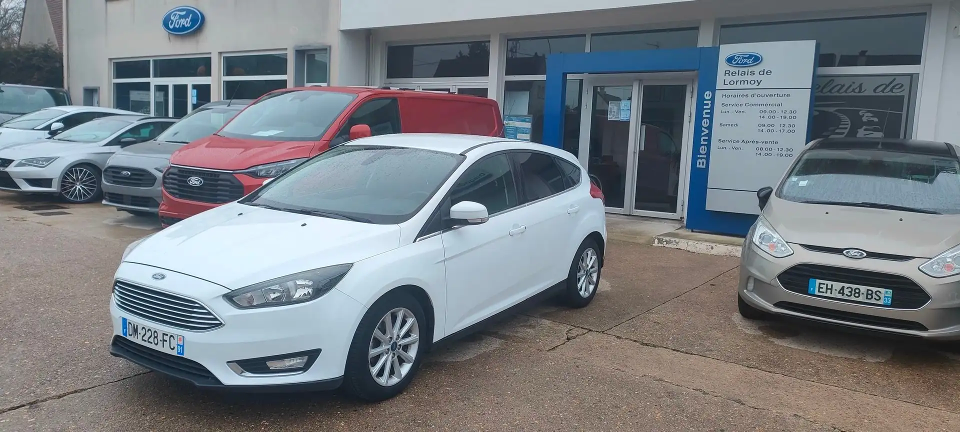 Ford Focus 1.0 EcoBoost 125 S&S BVM6 TITANIUM Blanc - 2