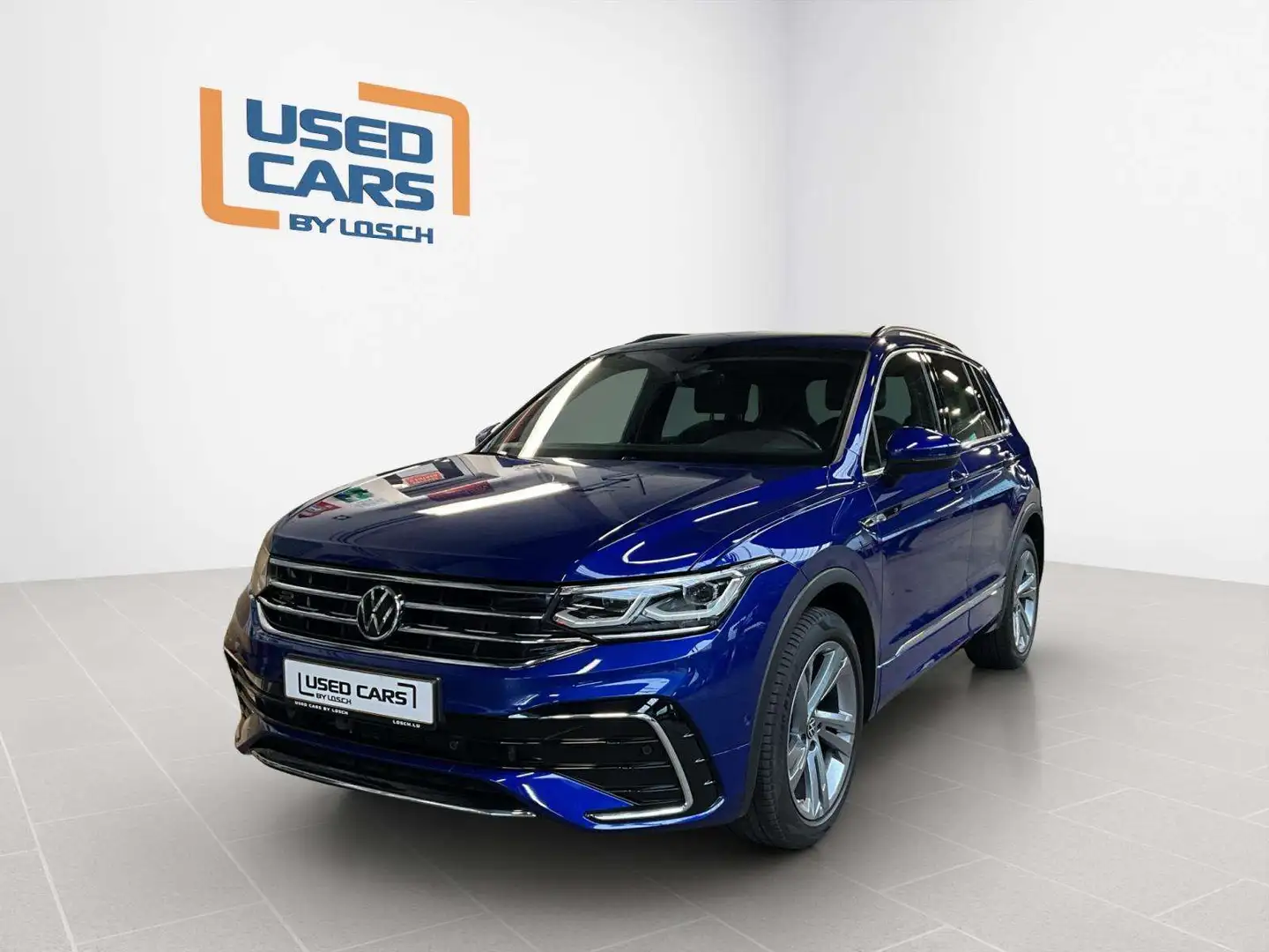 Volkswagen Tiguan R-Line+DSG+LED+NAVI+4x4 Blauw - 1