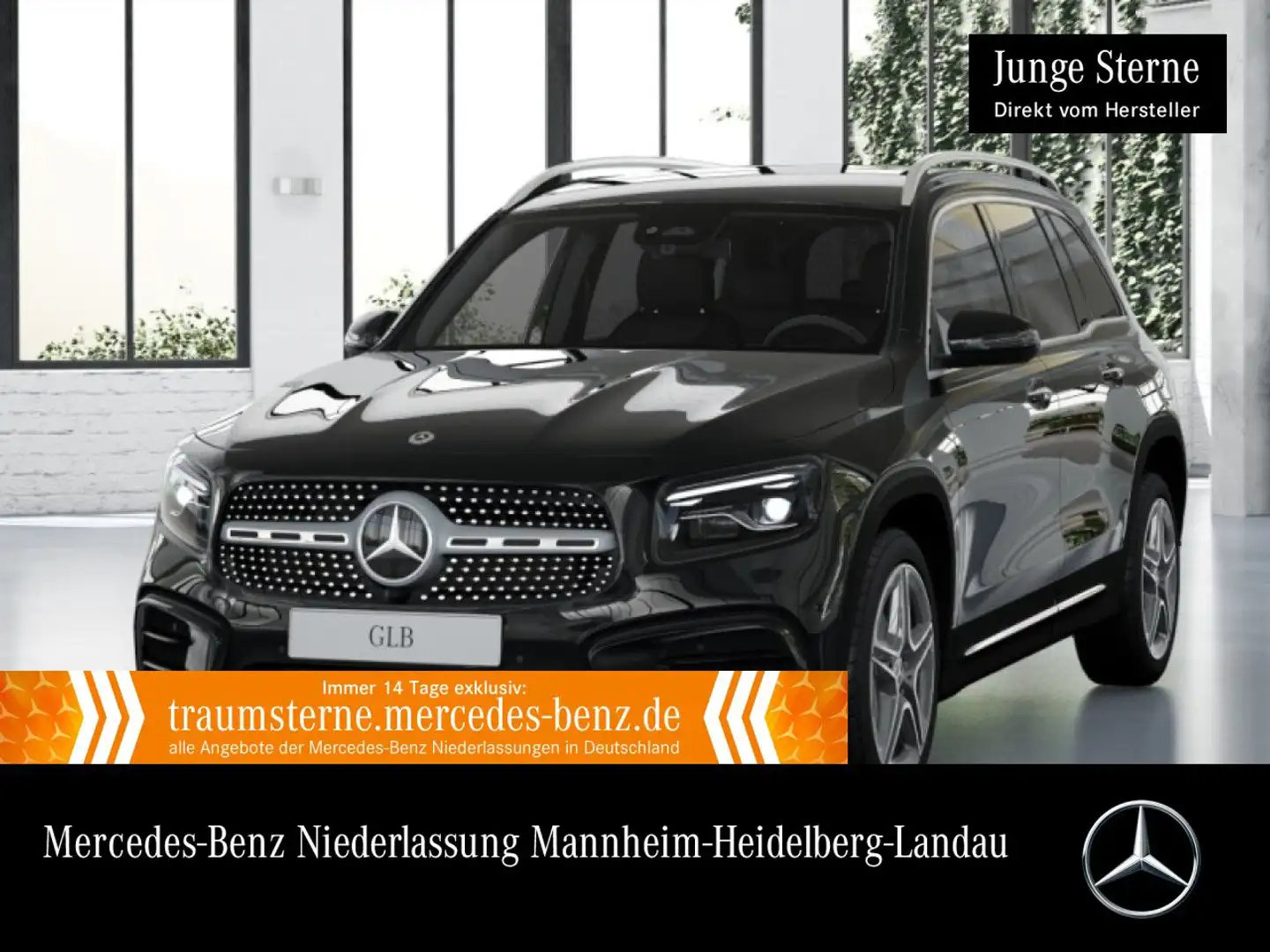 Mercedes-Benz GLB 200 AMG+360°+MULTIBEAM+TOTW+KEYLESS+7G Schwarz - 1