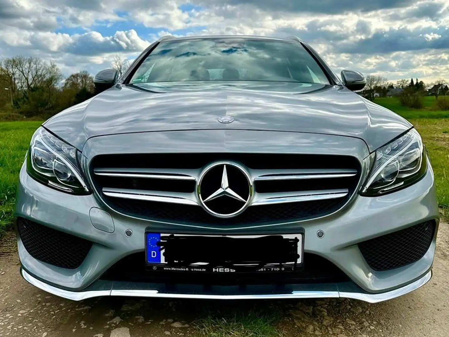 Mercedes-Benz C 300 C 300 T 7G-TRONIC AMG Line Silber - 1