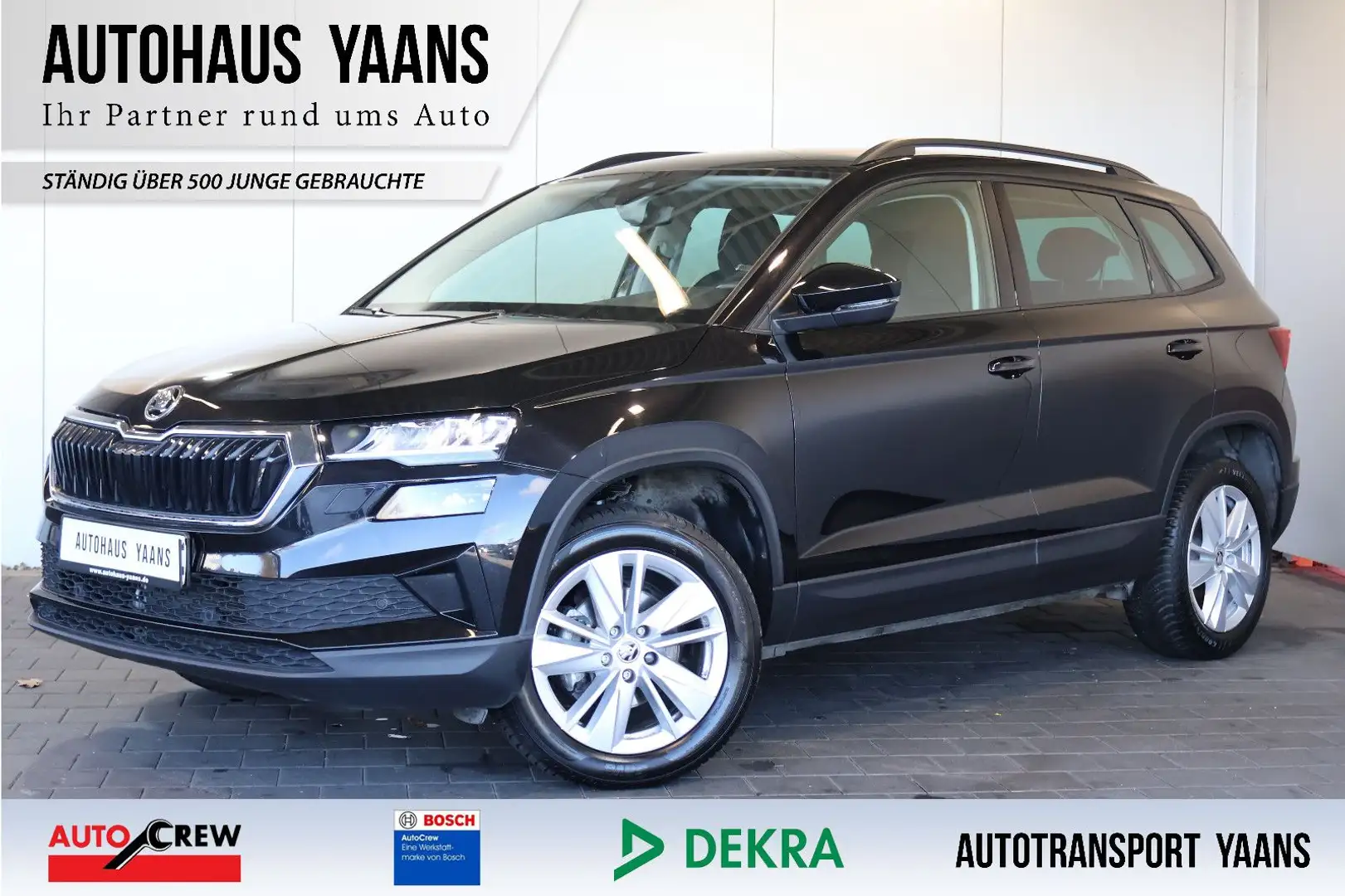 Skoda Karoq 1.0 TSI Selection AID+ACC+SIDE+KAM+LED+17" Schwarz - 1