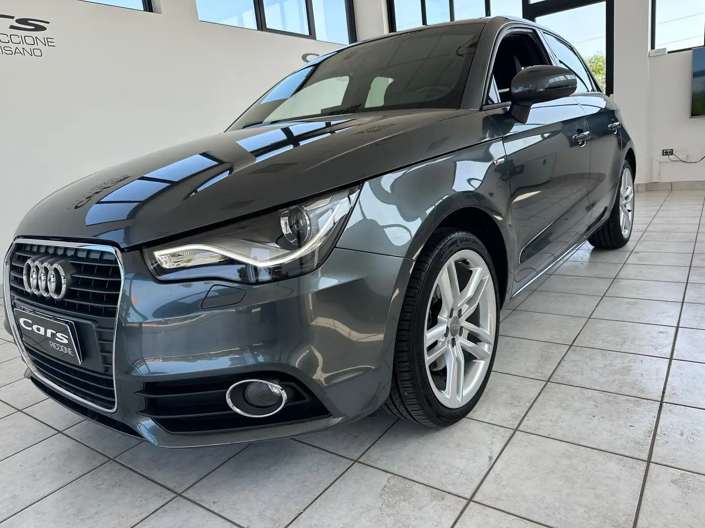 Audi A1 1.4 TSI SPB SLINE UNIPROPRIETARIO AUDI SERVICE AUT Gris - 1