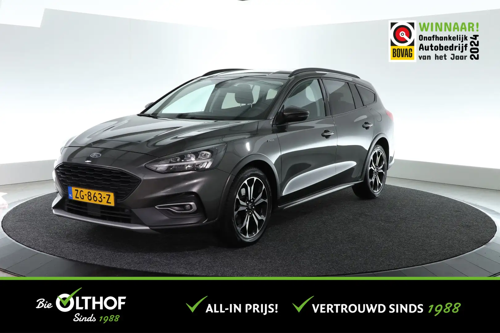 Ford Focus Wagon 1.0 EcoBoost Active Business | TREKHAAK | Grigio - 1