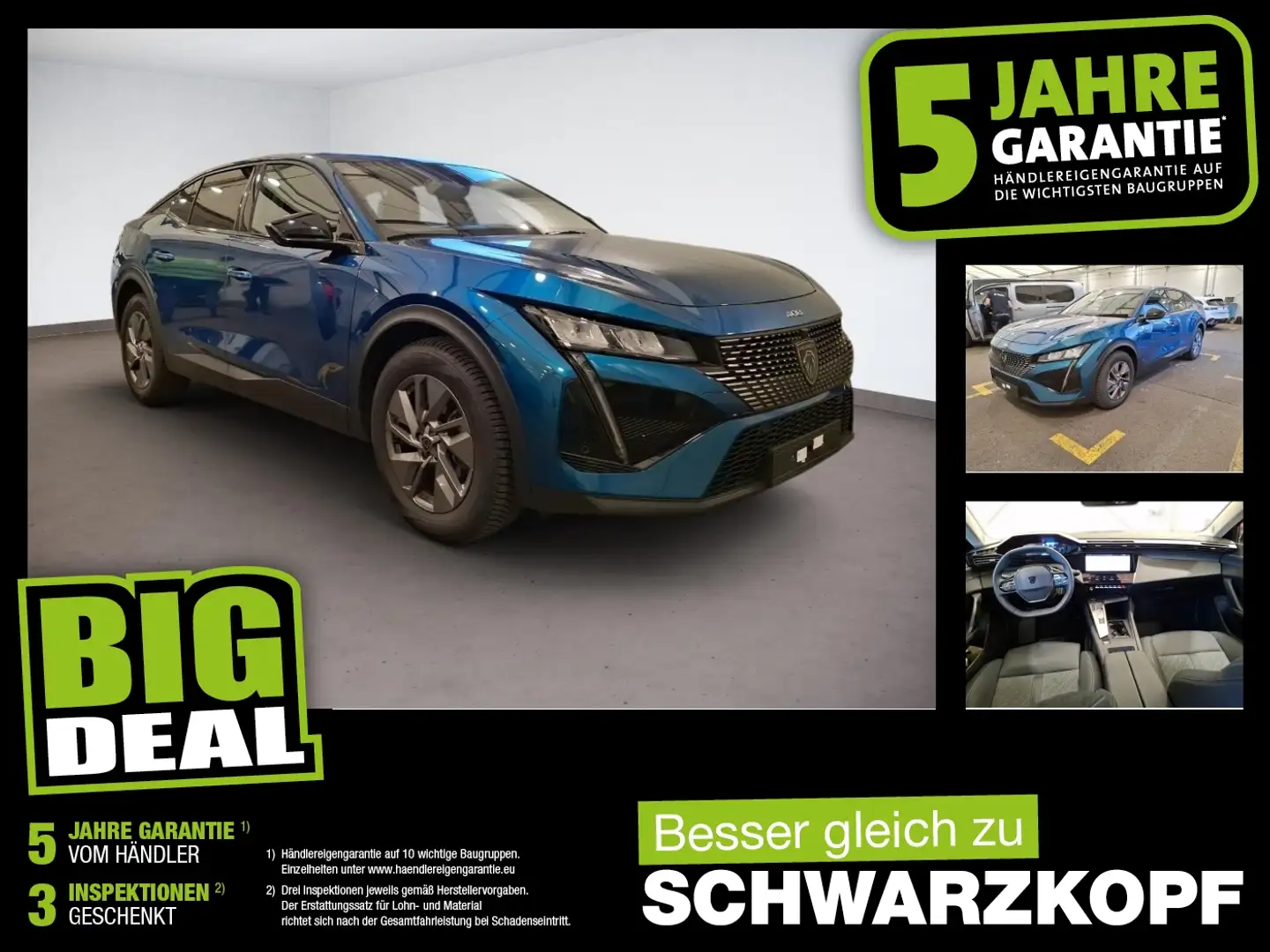Peugeot 408 1.2 Puretech Sitzheizung,Parkpilot,USB Blau - 1
