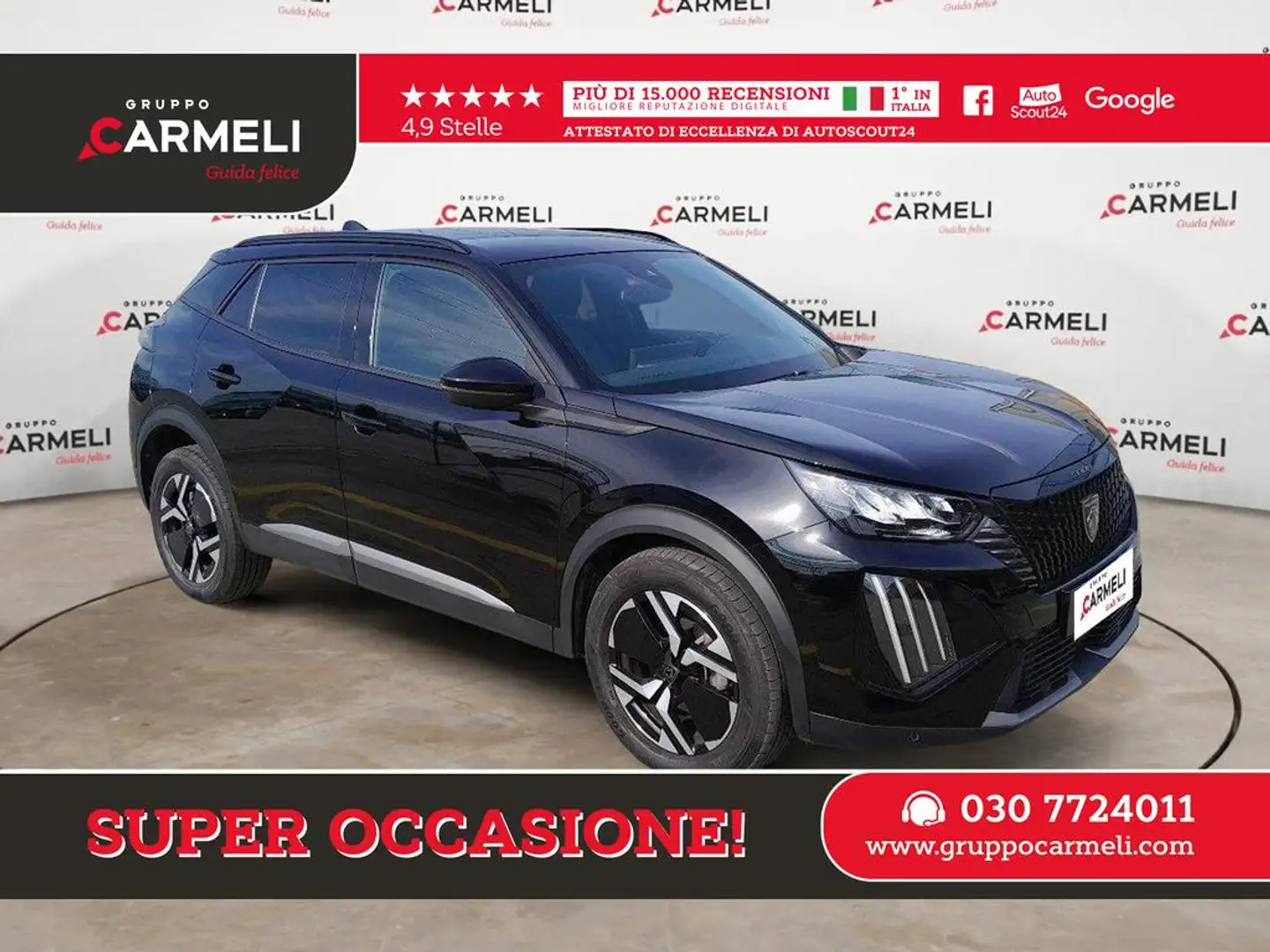 Peugeot 2008 1.2 puretech Allure s&s 100cv Noir - 1