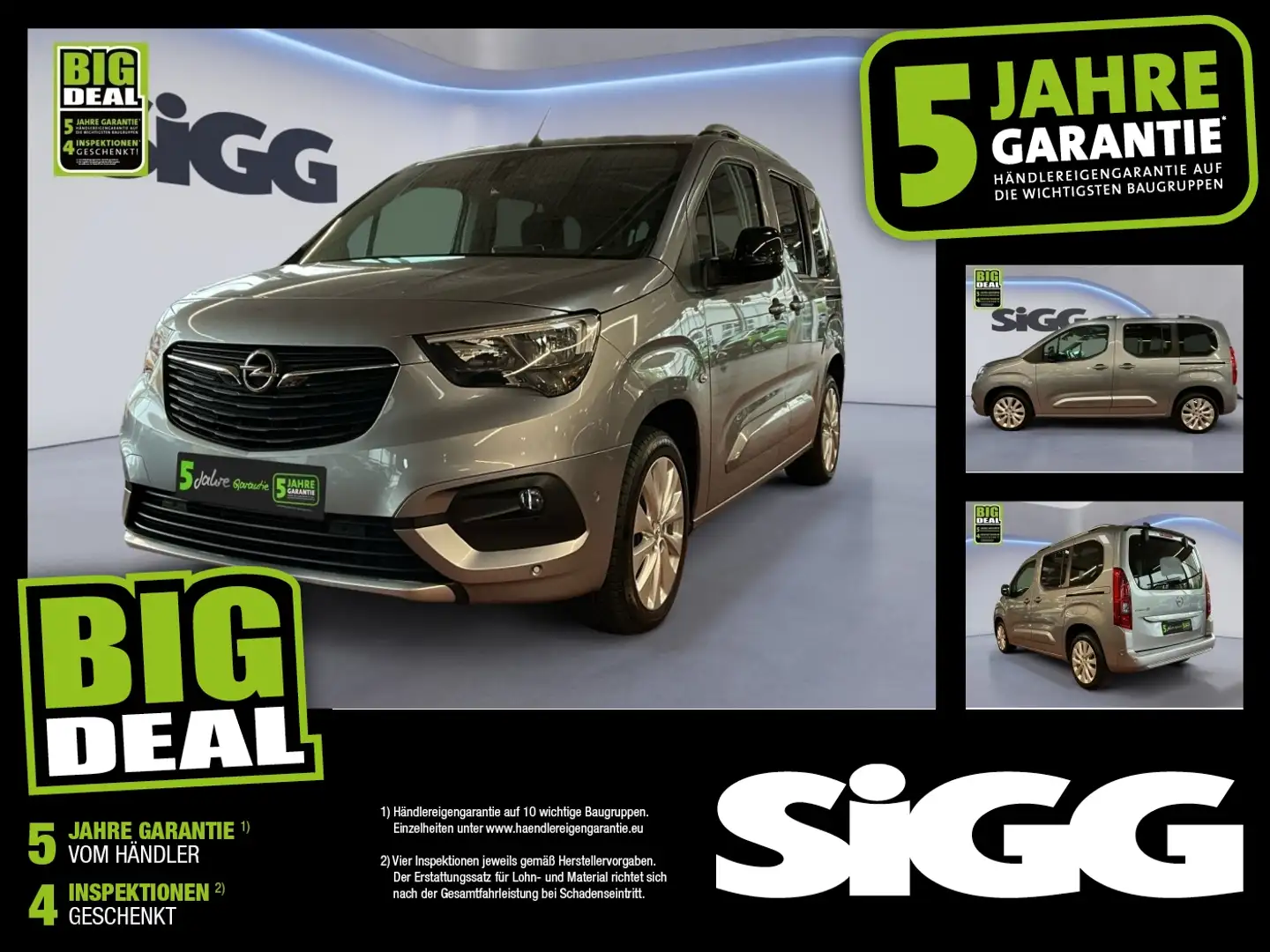 Opel Combo Life - Ultimate Panoramadach Kamera Grigio - 1