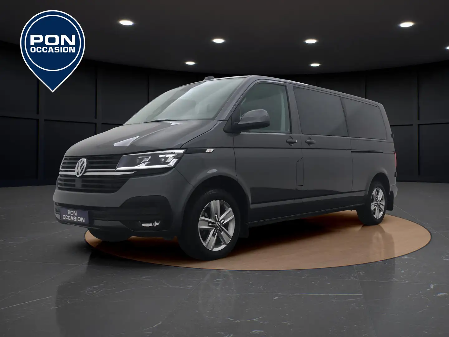 Volkswagen T6.1 Transporter 2.0 TDI 150 PK DSG L2H1 32 DC Highline Executive P Gris - 1