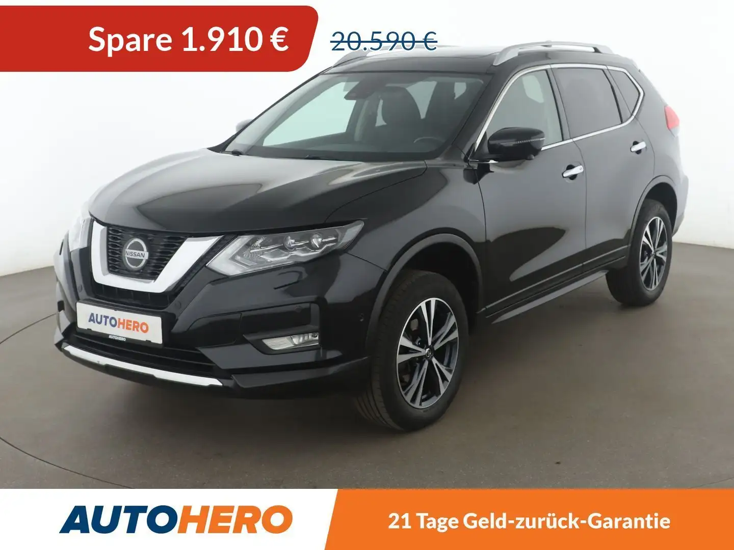Nissan X-Trail 1.3 DIG-T N-Connecta Aut.*NAVI*LED*TEMPO*CAM*PDC* Schwarz - 1