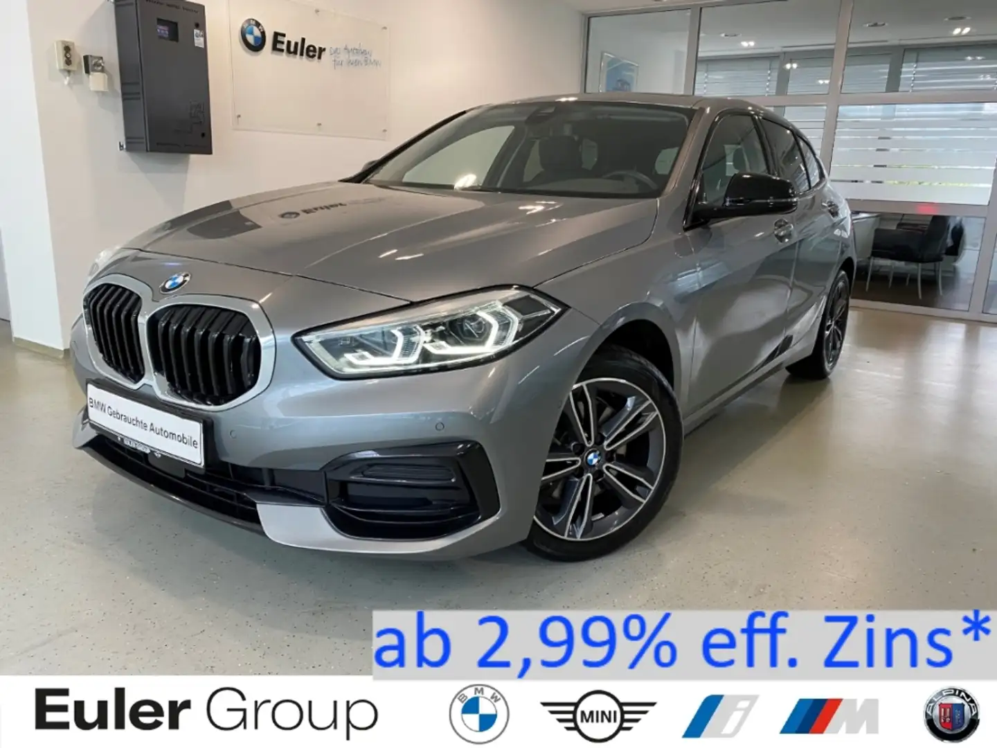 BMW 118 iA SportLine Panorama Travel+Comf.Pak. 17'' ParkAs Grau - 1