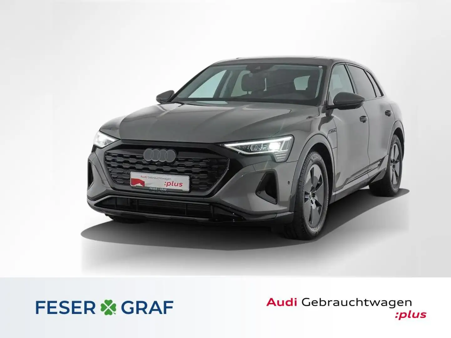 Audi Q8 e-tron Advanced 55 quattro Head Up/ Luftfederung/ B&O Hea Grijs - 1