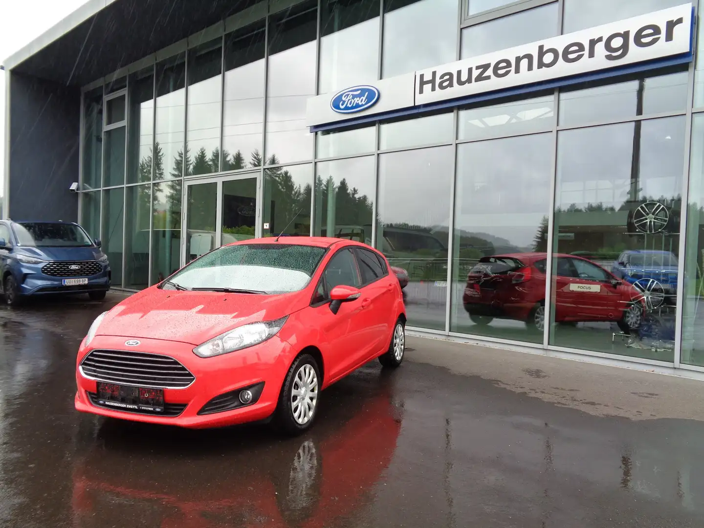Ford Fiesta Trend 1,25, WP,BT,NSW,Scheiben get. Rouge - 2