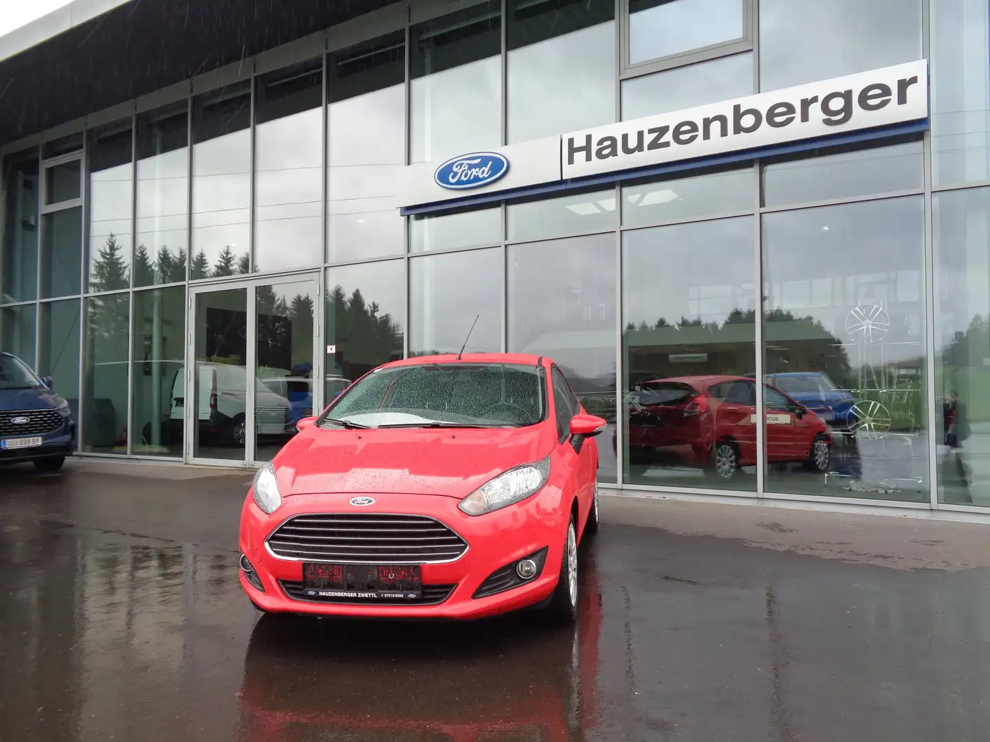 Ford Fiesta Trend 1,25, WP,BT,NSW,Scheiben get. Rouge - 1
