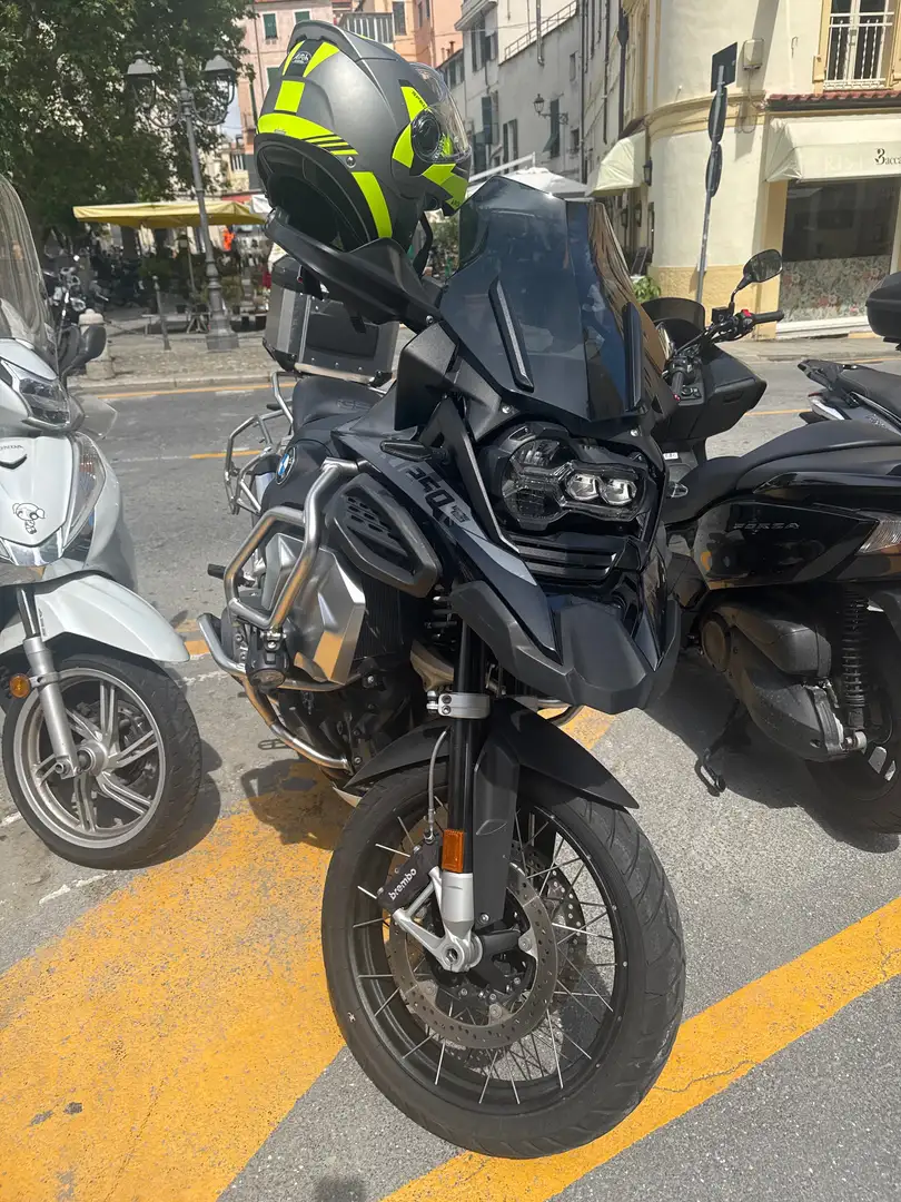 BMW R 1250 GS Adventure Triple Black Gris - 1