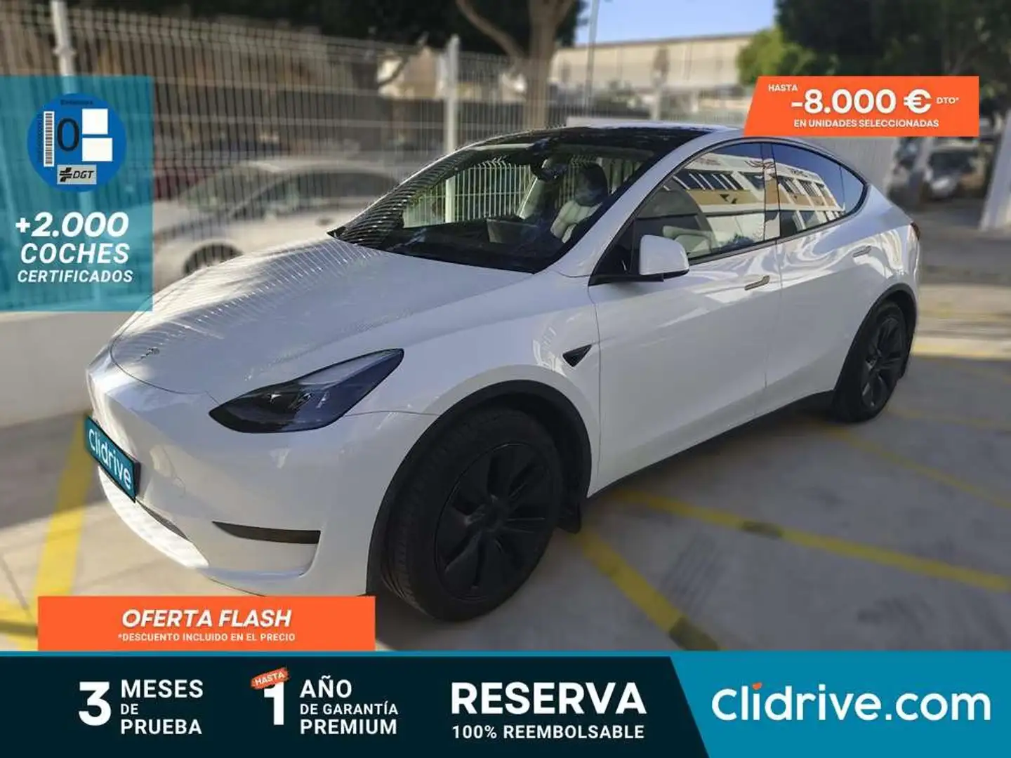 Tesla Model Y Traccion Trasera RWD Blanc - 1