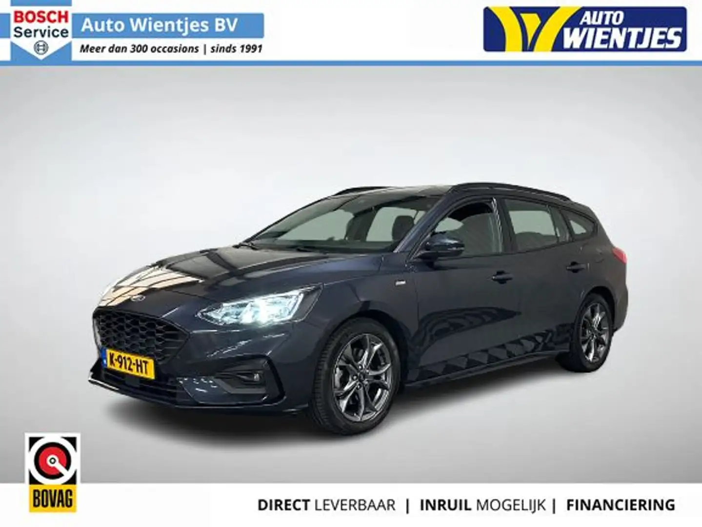 Ford Focus Wagon 1.0 EcoBoost Hybrid | ST Line Business | Nav Blauw - 1