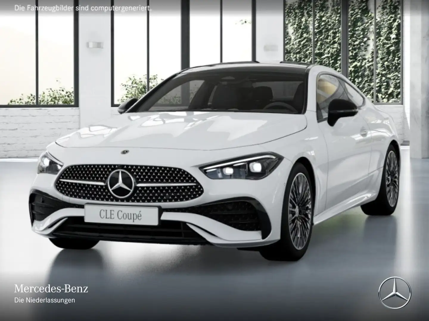 Mercedes-Benz CLE 200 AMG+NIGHT+PANO+360+BURMESTER+TOTW+KEYLESS Weiß - 2