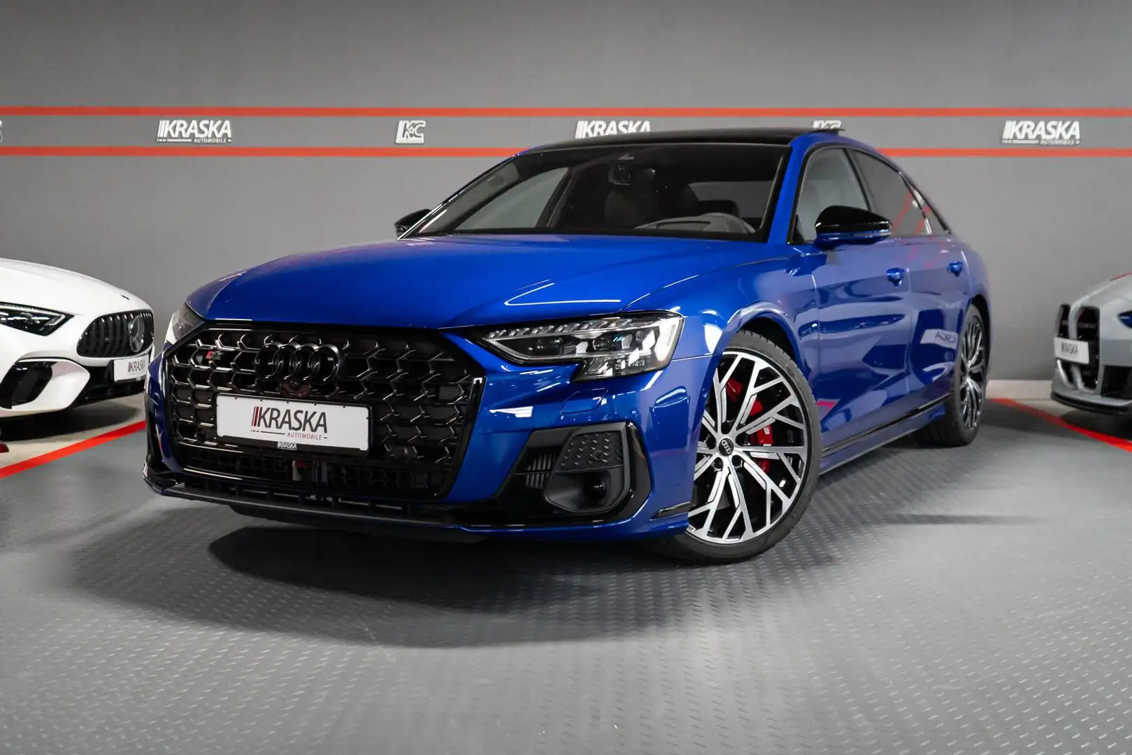 Audi S8 4.0 TFSI quattro Carbon AHK STHZ ABT POWER S Blau - 1