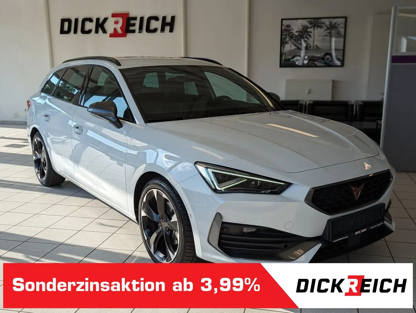 CUPRA Leon 1.5eTSI DSG Matrix Cam Vision+ Full Link Bílá - 1