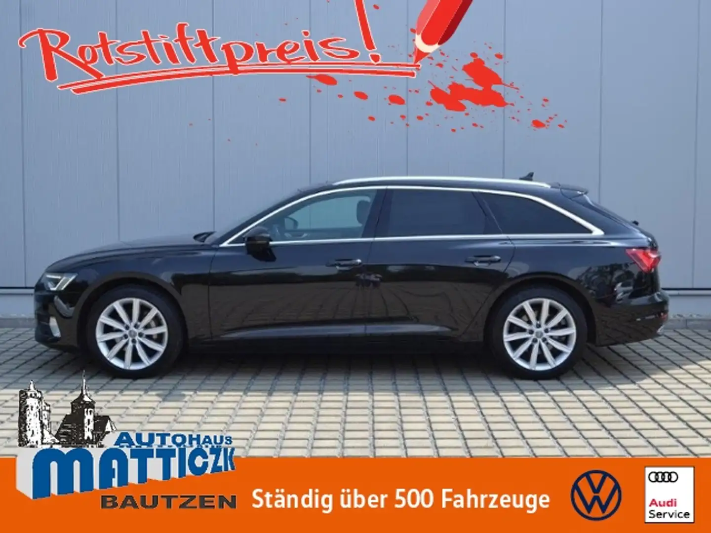 Audi A6 Avant Sport 45 TFSI qu. S-tronic AHK/MATRIX/PANOR Schwarz - 1