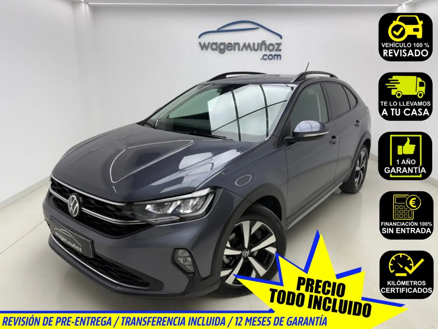 Volkswagen Taigo 1.0 TSI Más 85kW Gris - 1