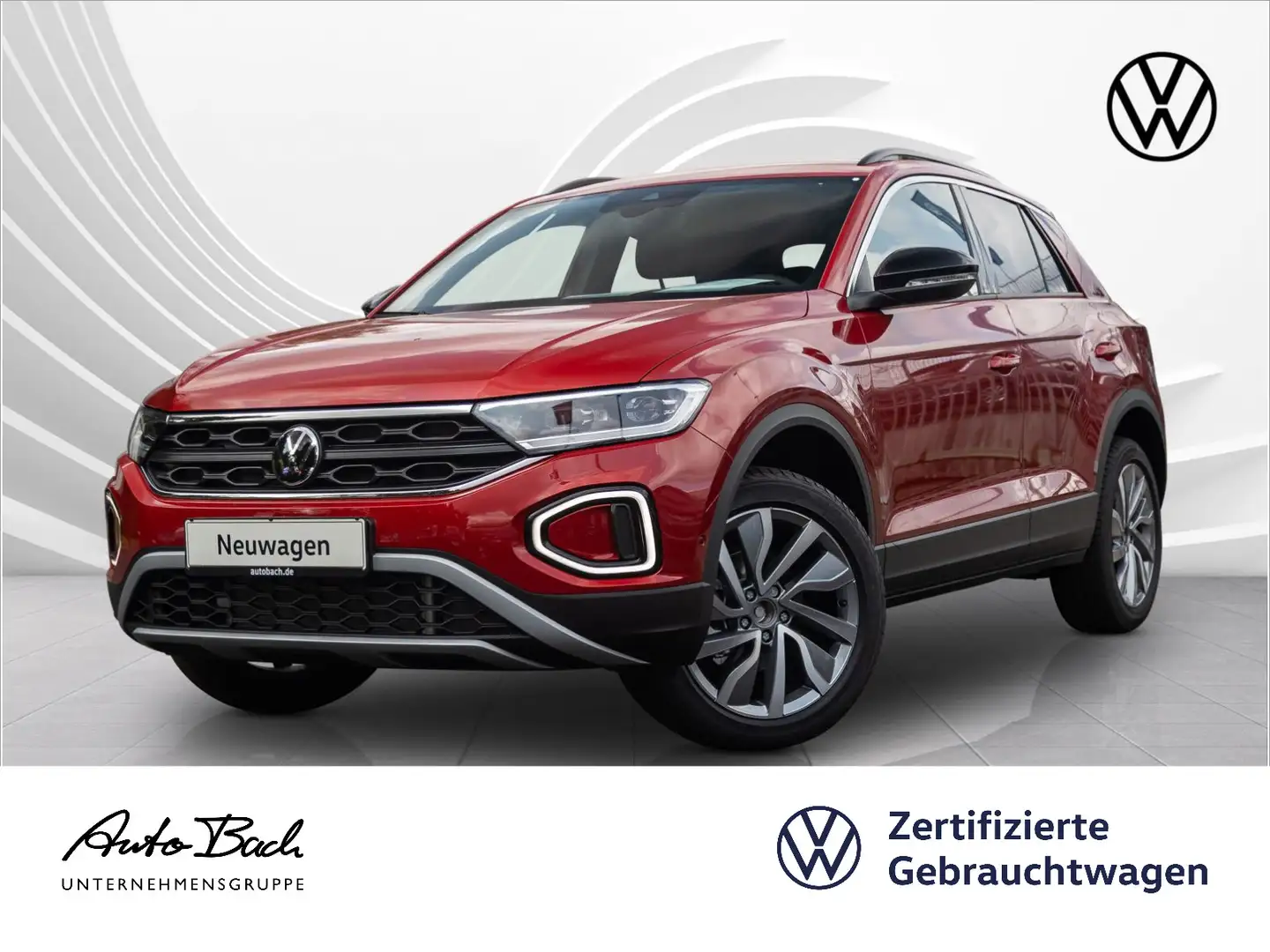 Volkswagen T-Roc 1.5 TSI DSG GOAL, Navi, LED, AHK, Rückfahr Rood - 1