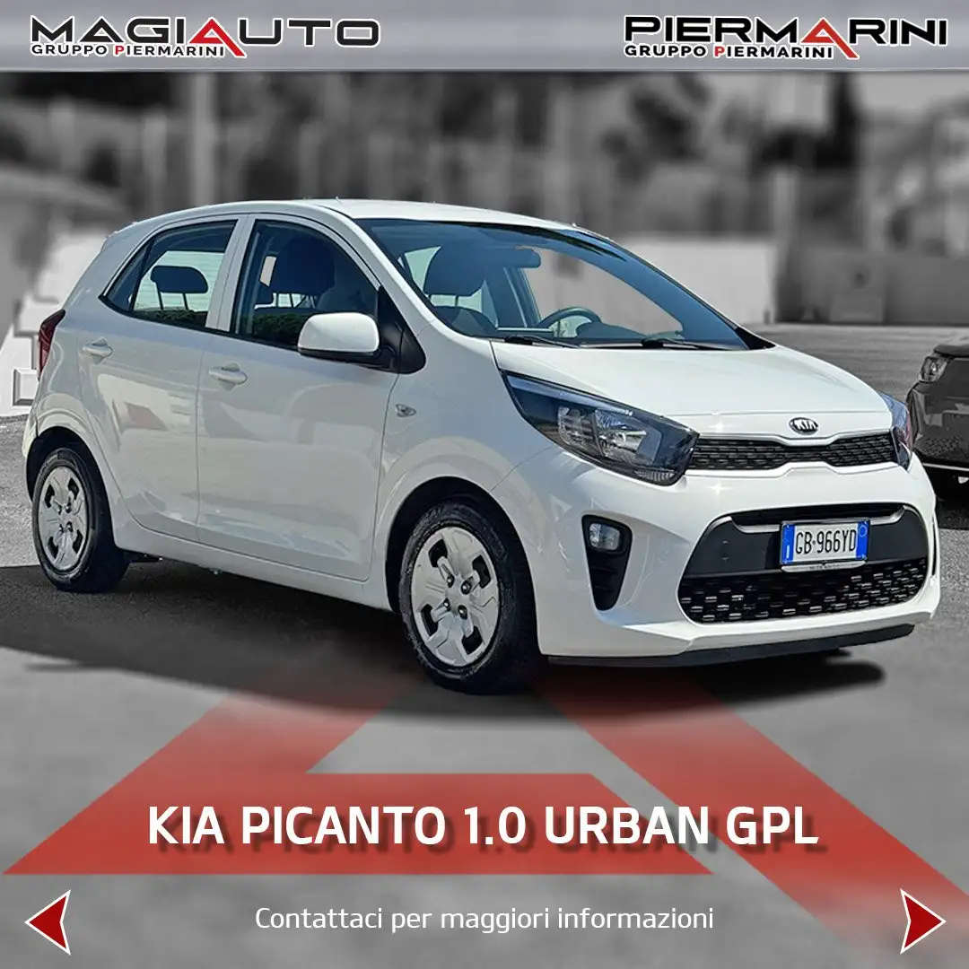 Kia Picanto Picanto 1.0 12V GPL 5 porte Urban Blanc - 1