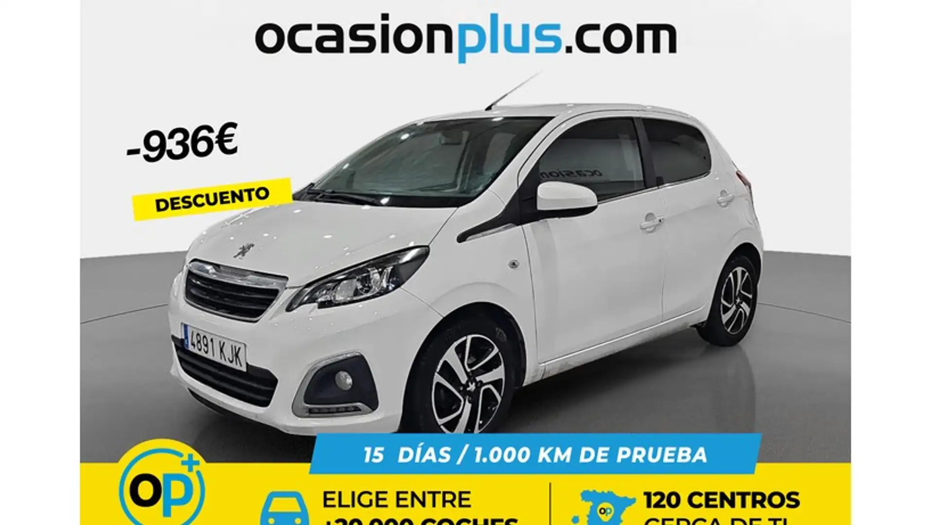 Peugeot 108 1.2 PureTech Allure Blanco - 1