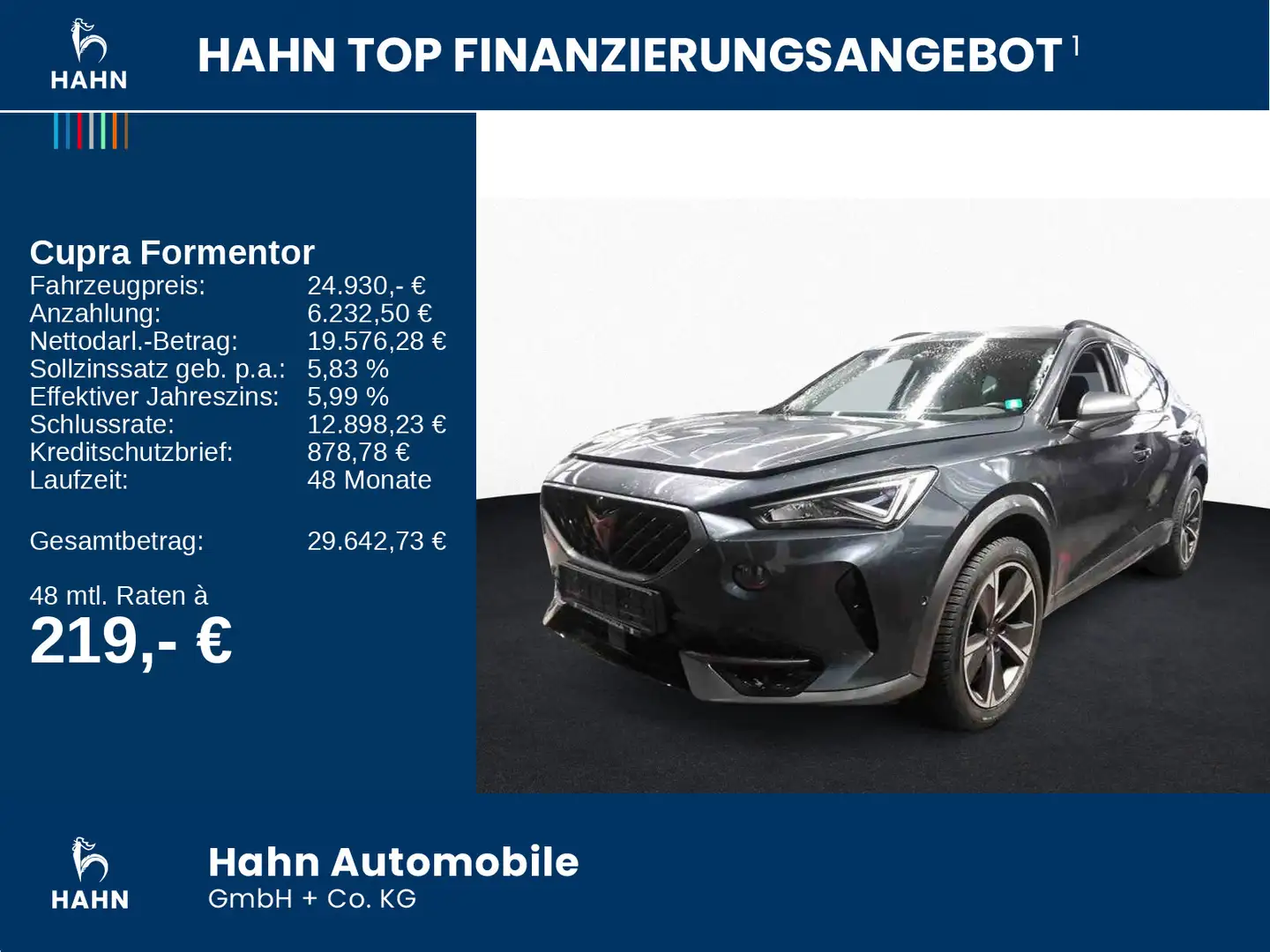 CUPRA Formentor 1.5TSI DSG 360° ACC AHK 18" DCC Navi Grau - 2