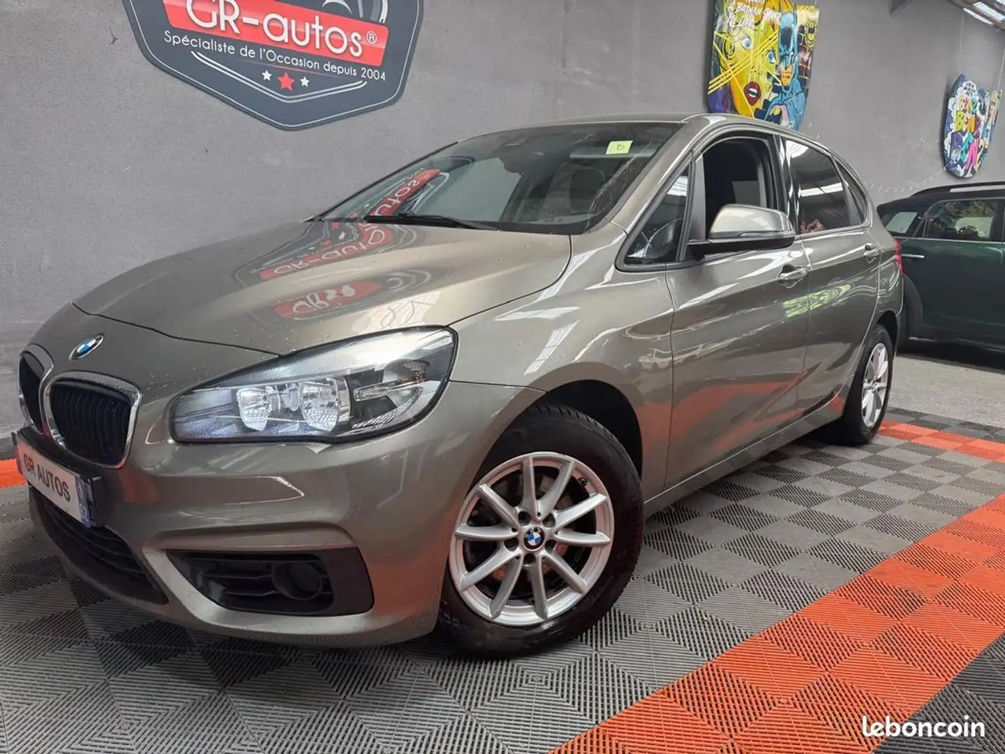 BMW 216 216D 144.000kms Révisée et CT ok Garantie 12 mois Beige - 1