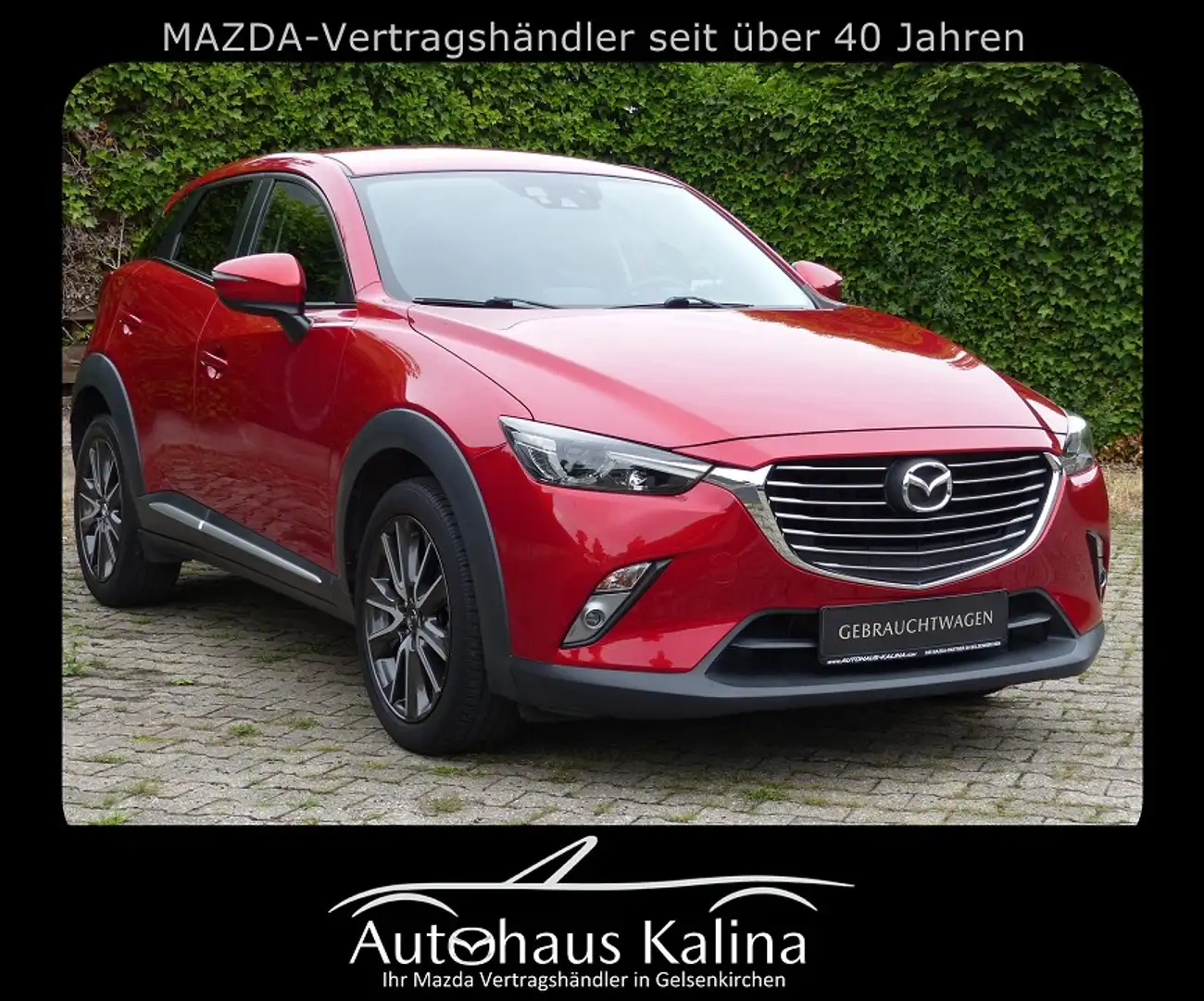 Mazda CX-3 SKYACTIV-G 120 Sports-Line + NAVI Rouge - 1