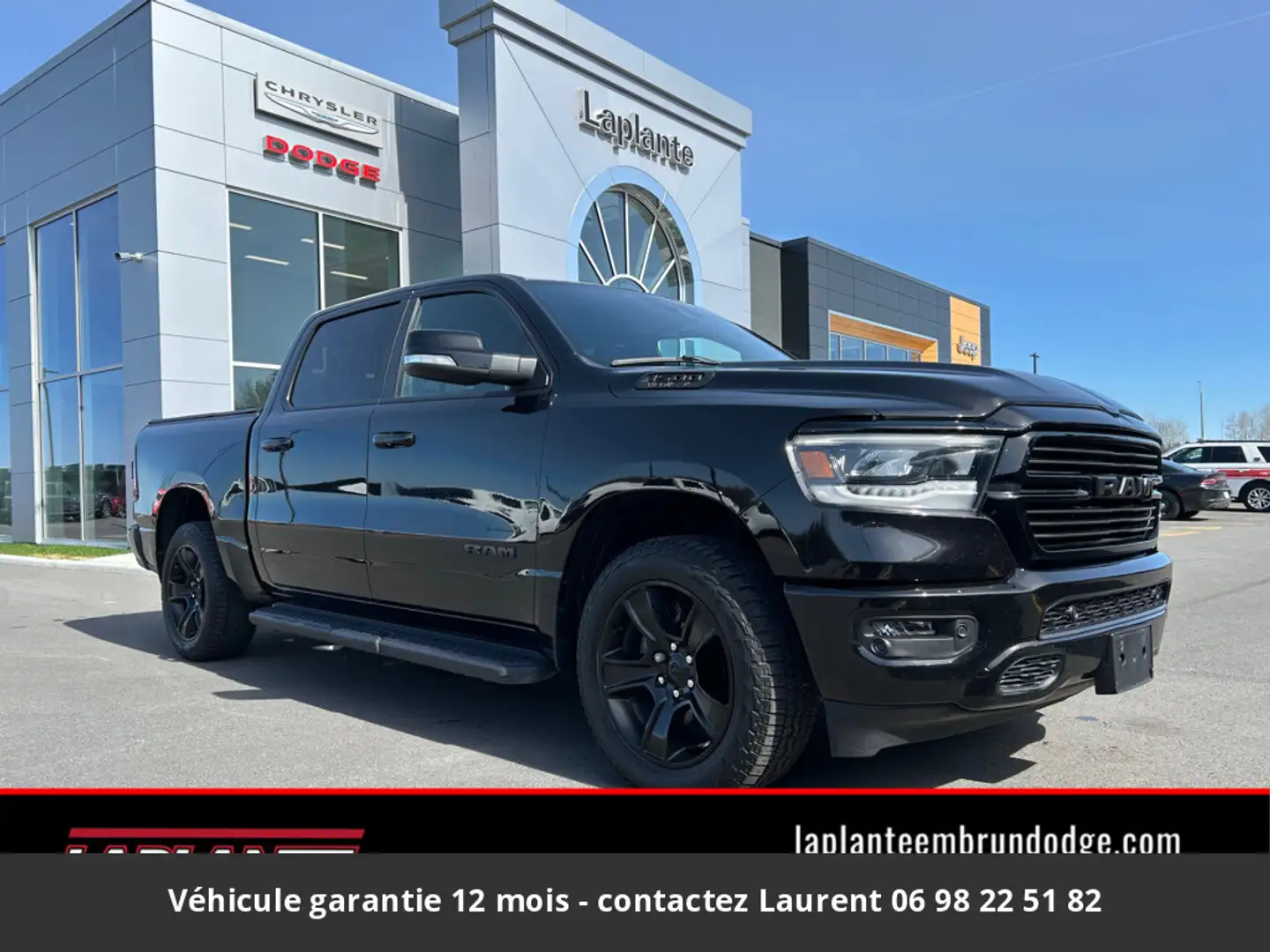 Dodge RAM Sport Night 12P 5.7L 4x4 Tout compris hors homolog Noir - 1
