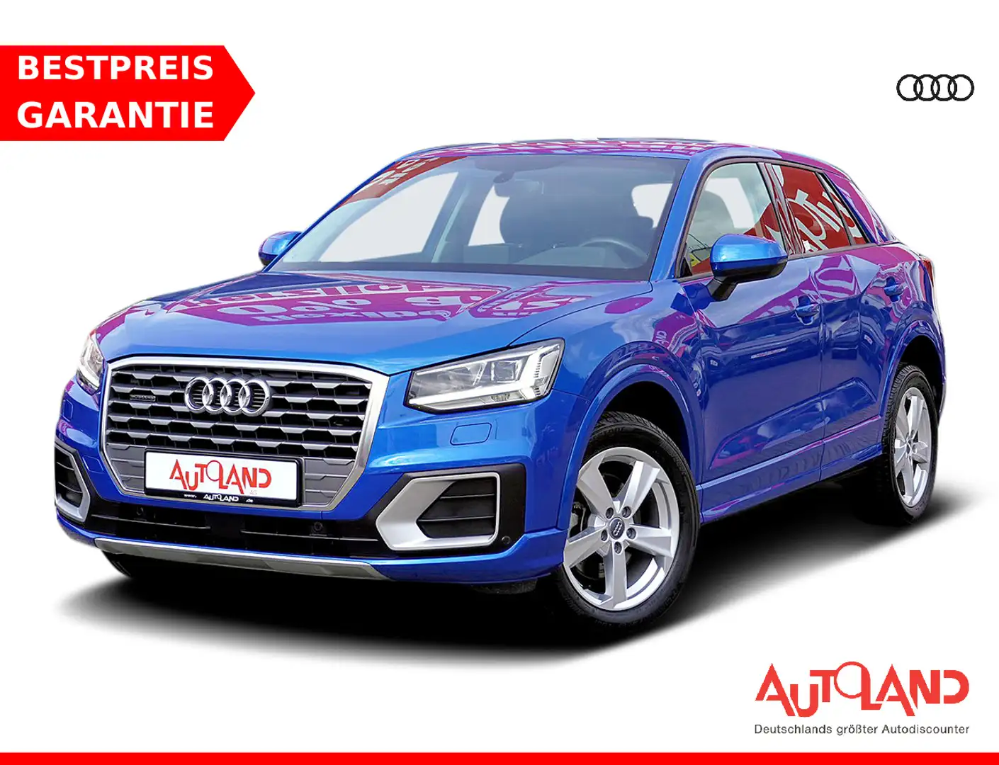 Audi Q2 2.0 40 TFSI quattro sport S-Tronic LED Navi Bleu - 1