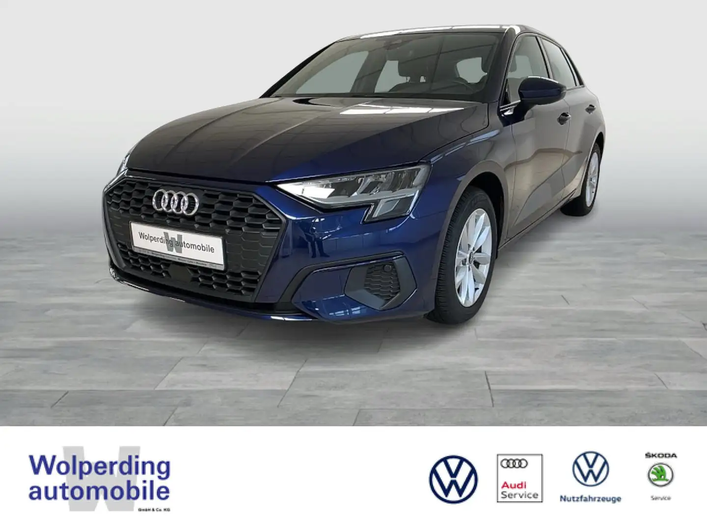 Audi A3 Sportback 30 TFSI Bluetooth LED Klima Blau - 1