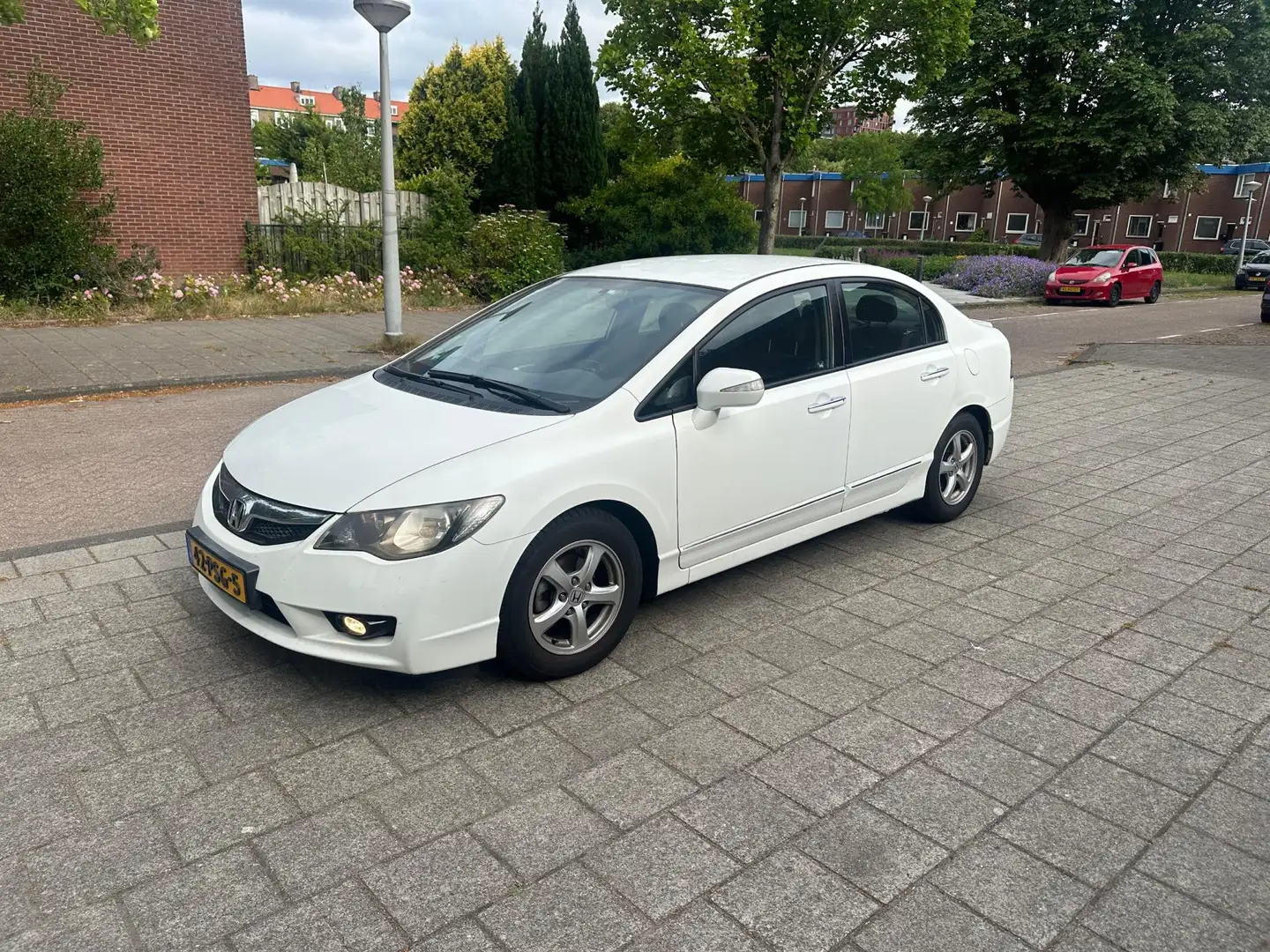 Honda Civic 1.3 IMA Hybrid Automaat Elegance Snow White Blanc - 1
