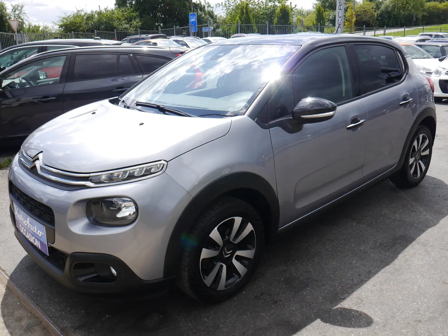 Citroen C3 C3 1.2 ess*GPS*CAMERA*59000KM* Grijs - 2
