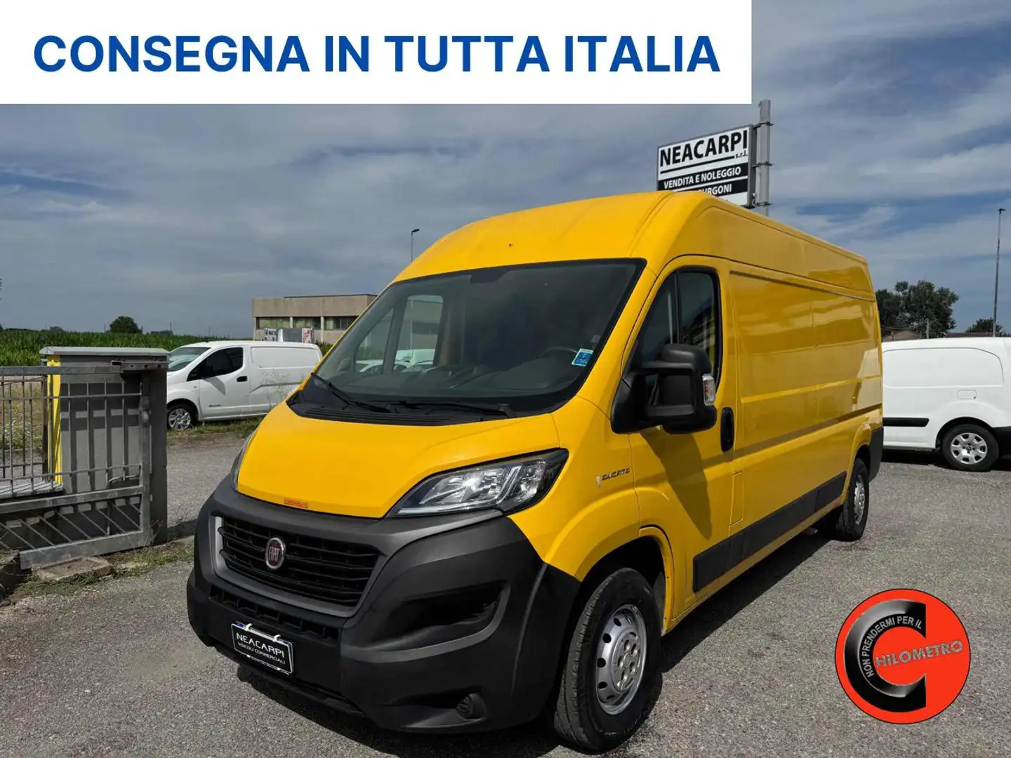 Fiat Ducato 2.3 MJT 140 CV-(PL-TM L3H2)SENSORI-FURGONE-E6D- Giallo - 1