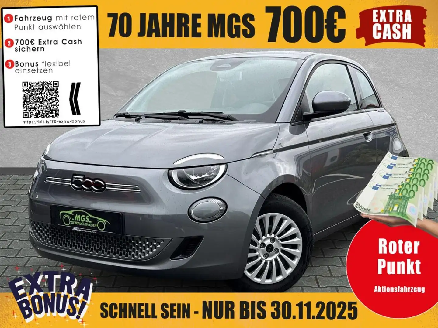 Fiat 500e Action #KLIMA Grau - 1