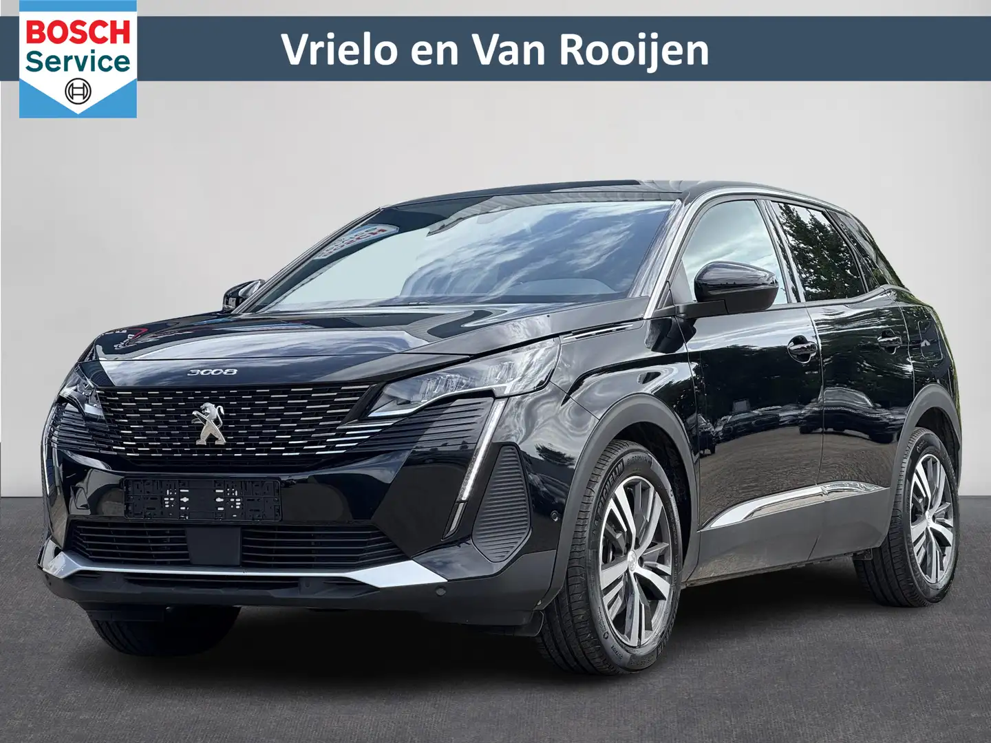 Peugeot 3008 1.6 HYbrid 180 Allure | Automaat | Carplay | Clima Zwart - 1