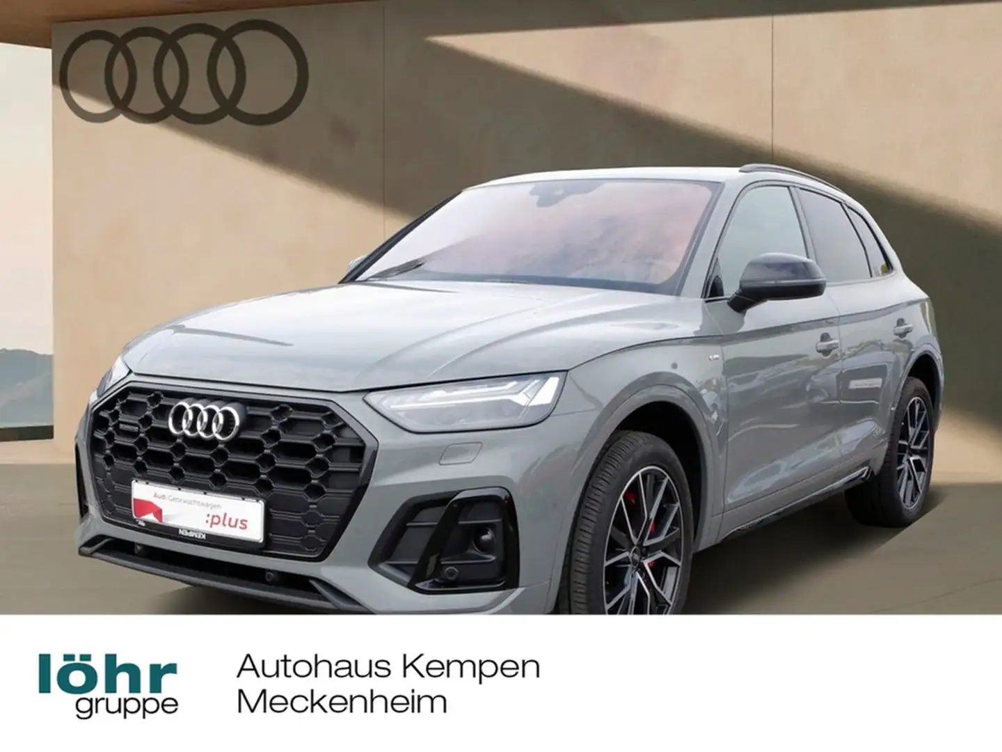 Audi Q5 40 TDI Quattro S-line Pano AHK Navi+VC RFK+PDC ... Grau - 1