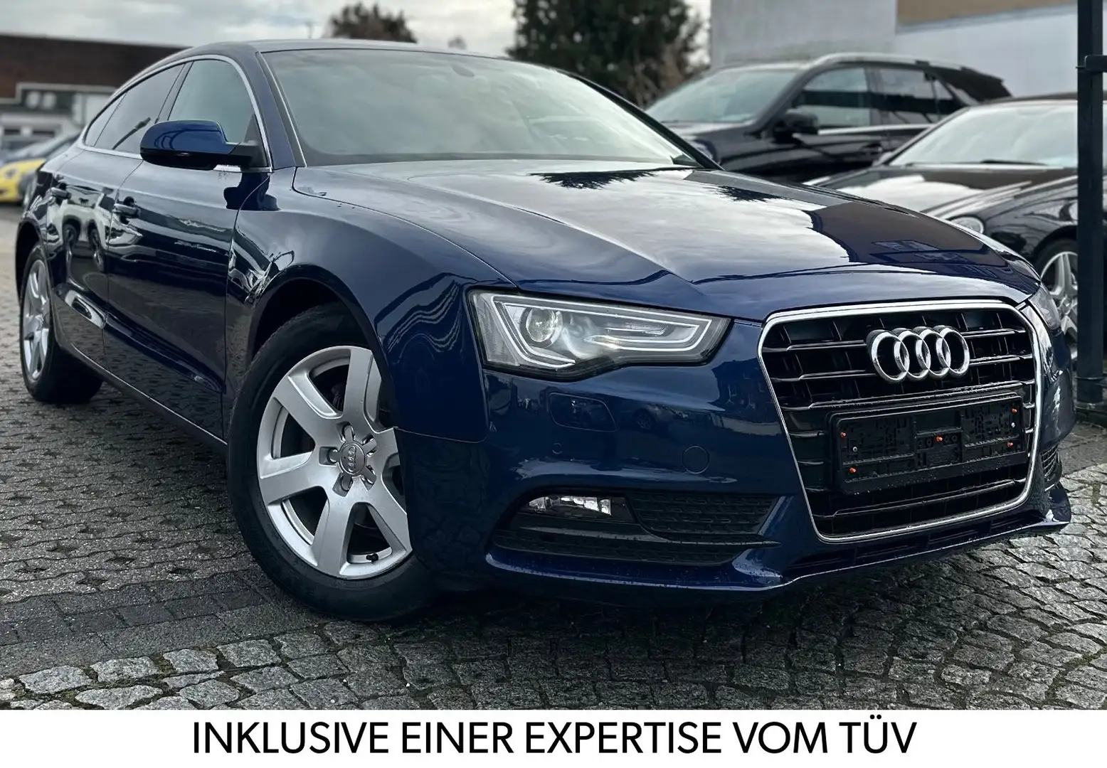 Audi A5 SPORTBACK NAVI-AUTOMA-LEDER-TEMPO-SHZ-XENON Blau - 1