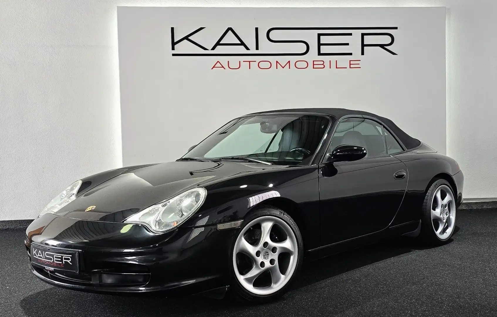 Porsche 996 Carrera 2 Cabriolet*LEDER*NAVI*TURBO F.*AUTO Schwarz - 1
