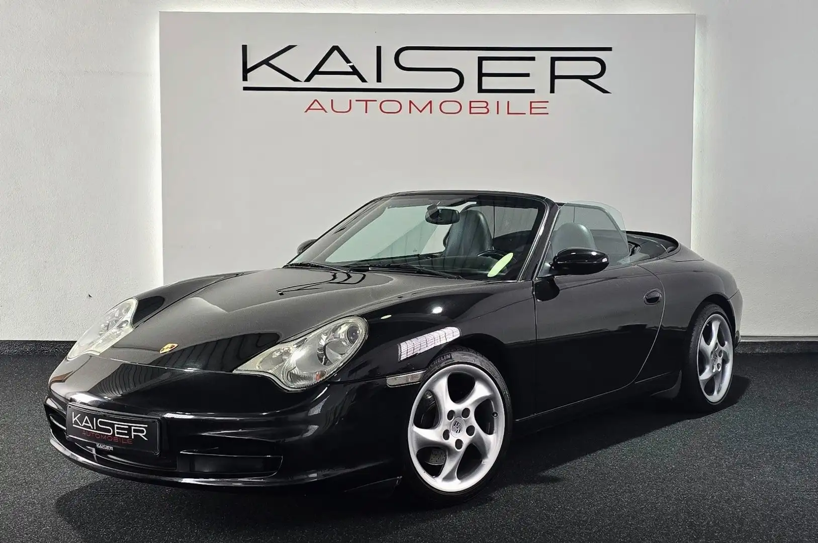 Porsche 996 Carrera 2 Cabriolet*LEDER*NAVI*TURBO F.*AUTO Negru - 1