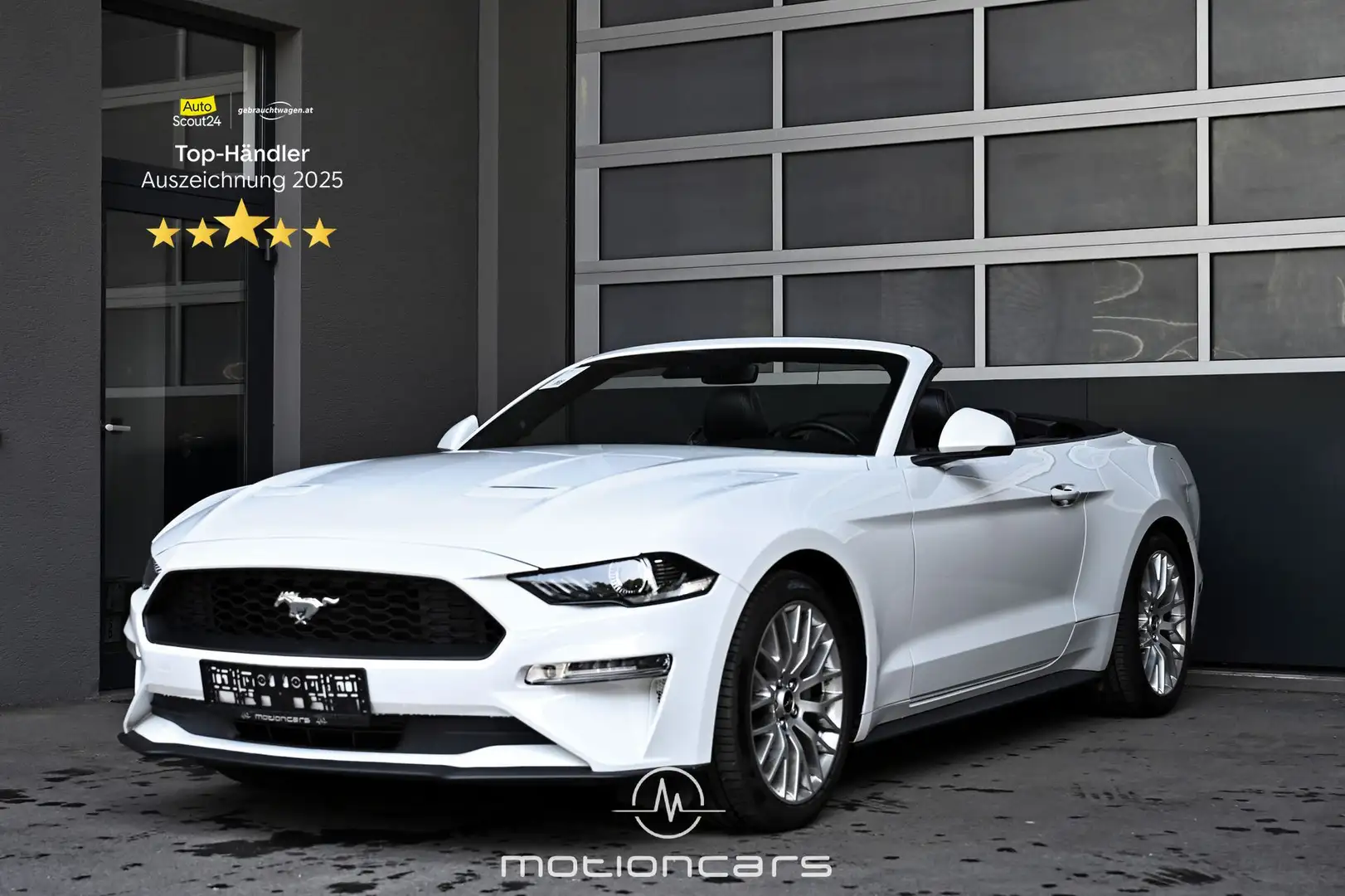 Ford Mustang 2.3 EcoBoost EXP € 23.317,- Weiß - 1