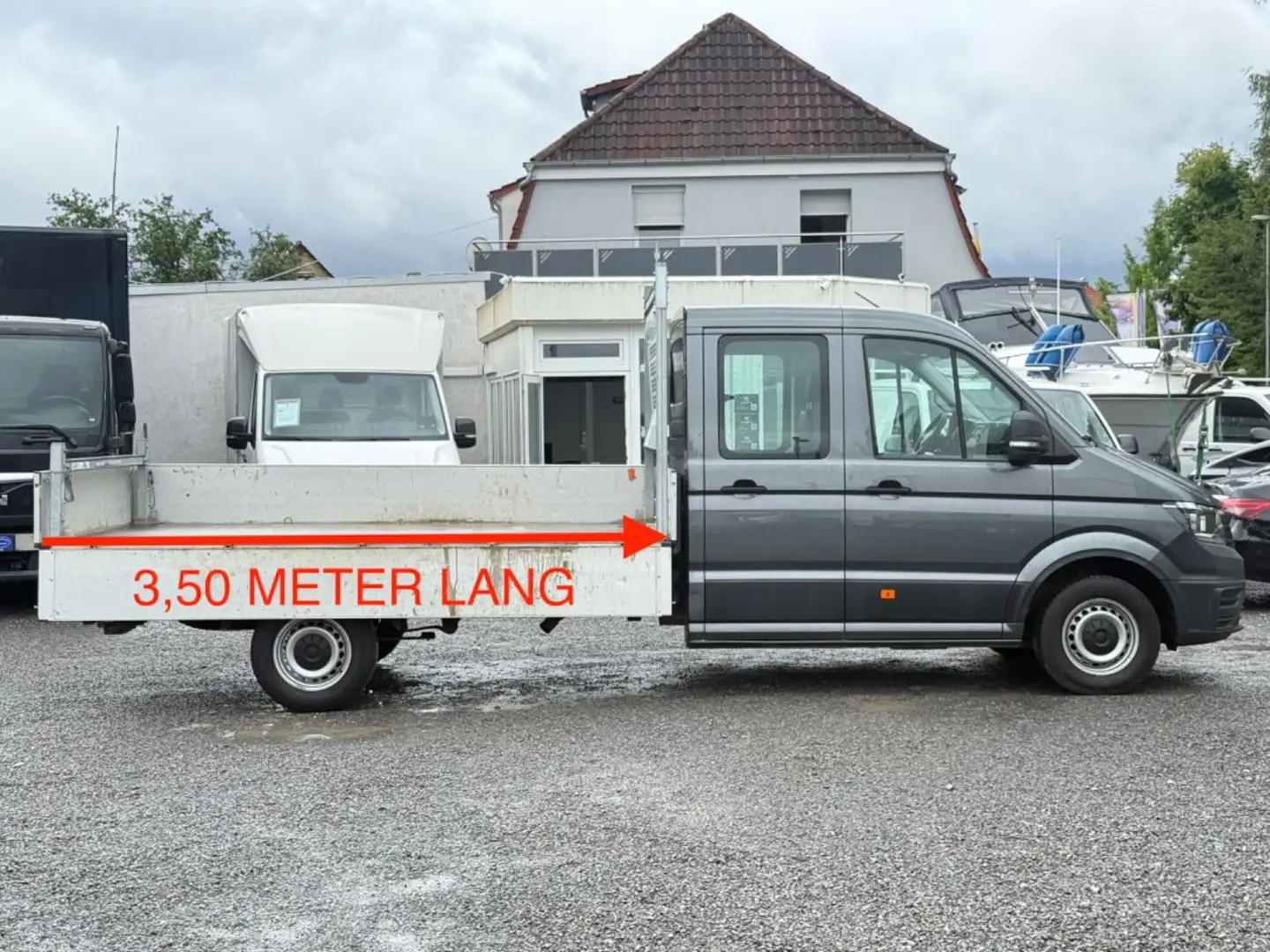 Volkswagen Crafter CRAFTER DoKa PRITSCHE AHK L5 KLIMA STANDHEIZUNG Gris - 2