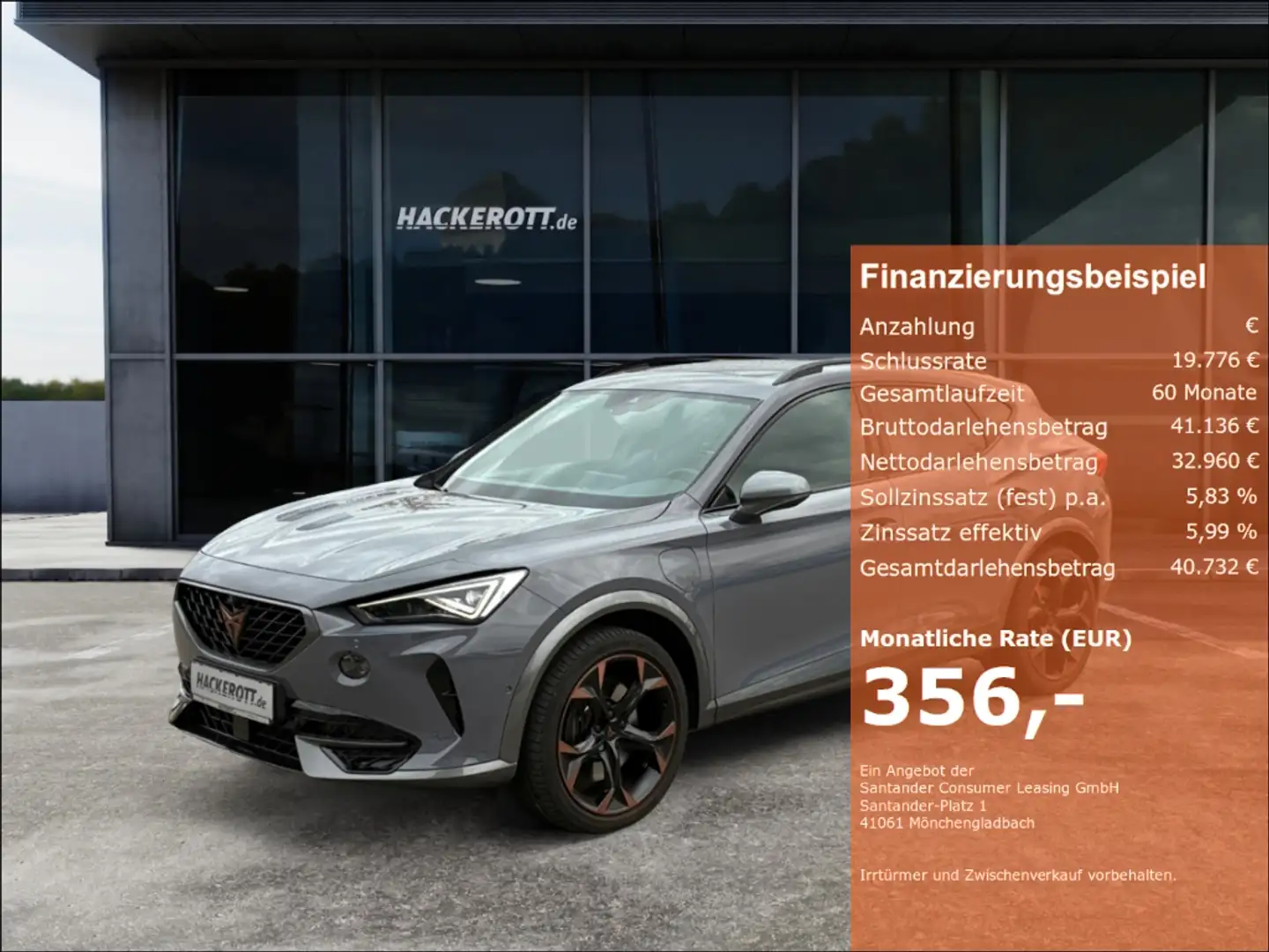 CUPRA Formentor VZ 1.4 e-HYBRID DSG NAVI/Matrix-LED/PANO Grau - 1