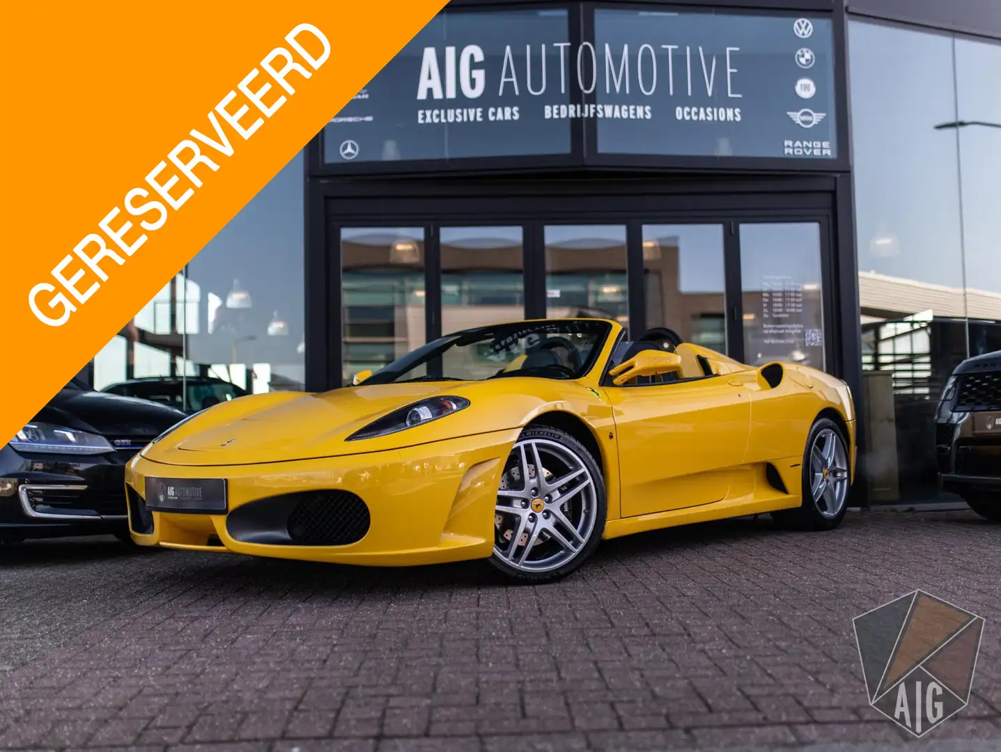 Ferrari F430 4.3 V8 Spider | Carbon Sportstoelen | F1 | Audio/N Geel - 1