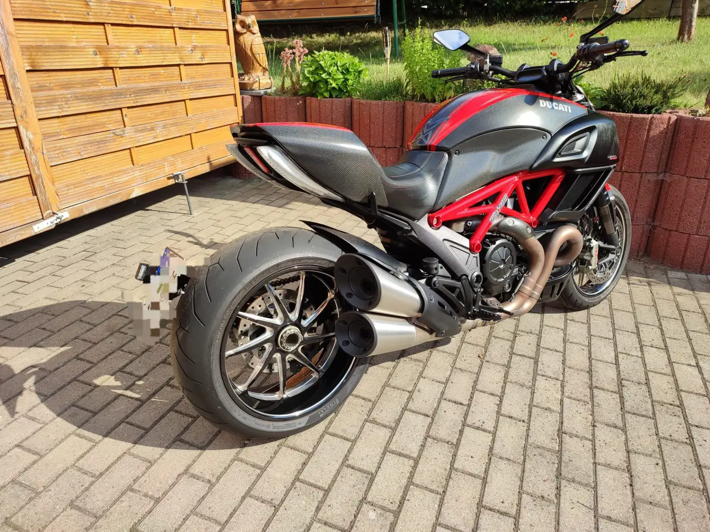 Ducati Diavel Carbon Red ABS Roşu - 2