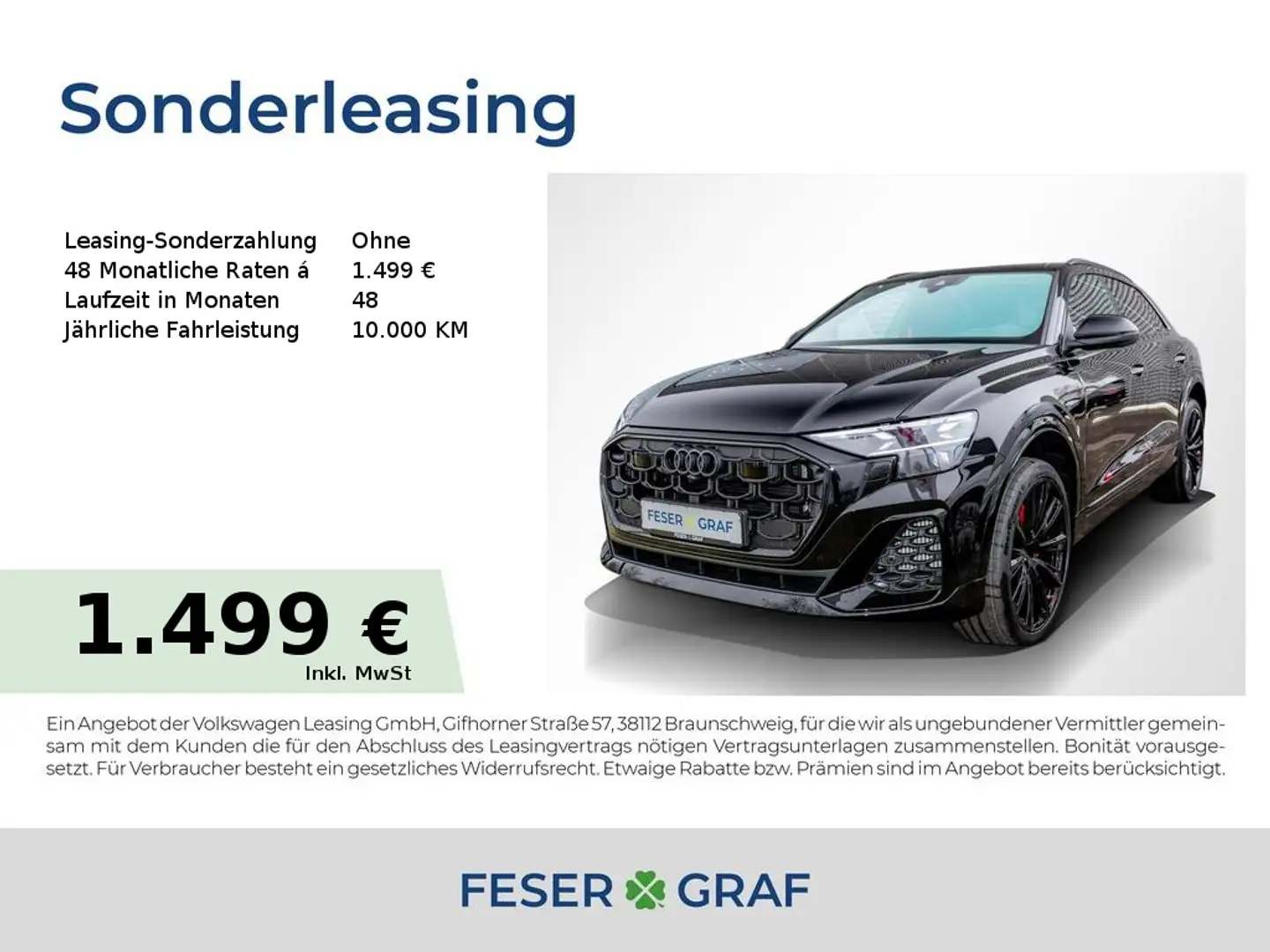 Audi SQ8 SUV HD-Matrix/Standh./Pano/AZV/HuD/B&O Zwart - 1